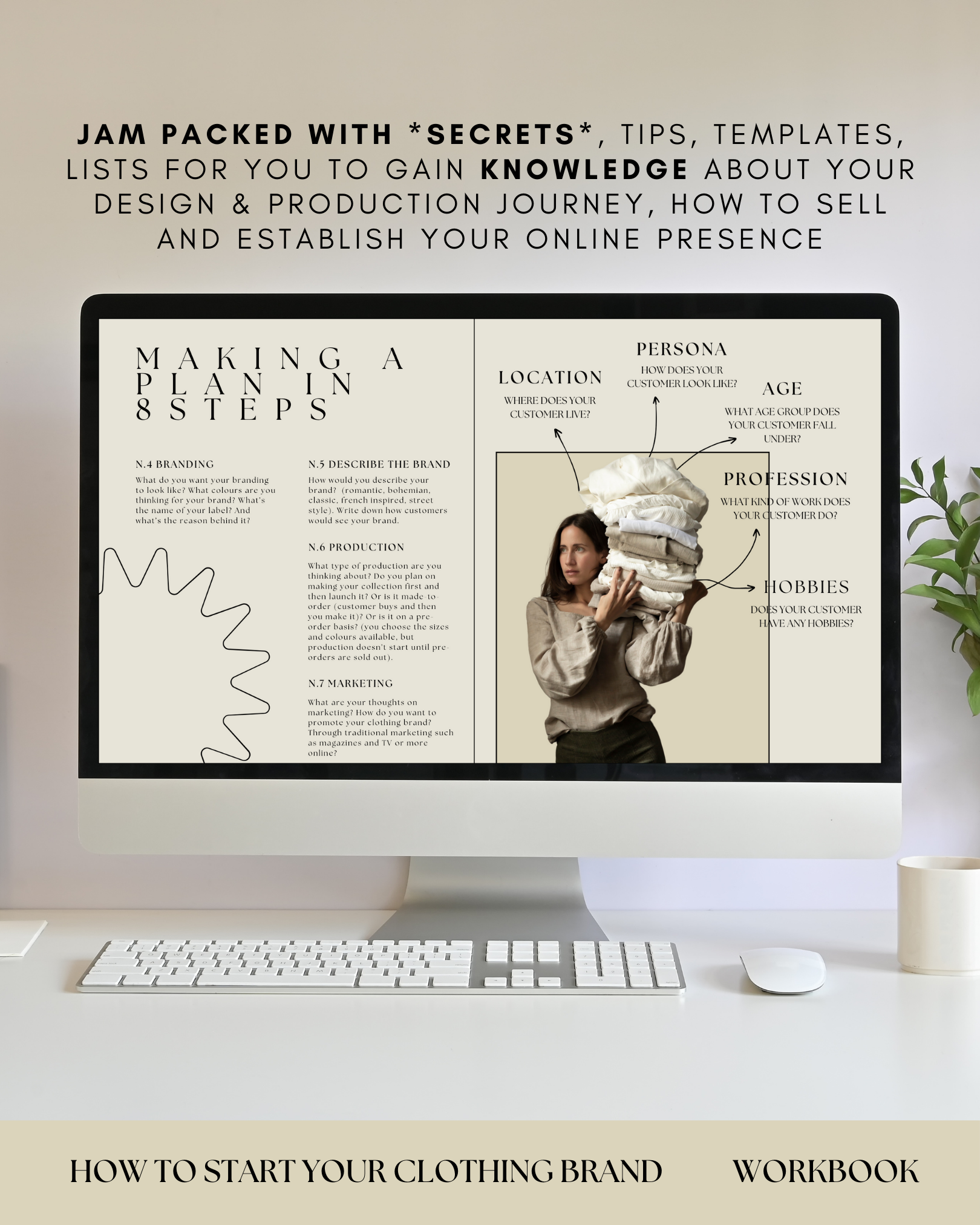 The Complete Guide How To Start A Clothing Brand For Beginners - E-Book