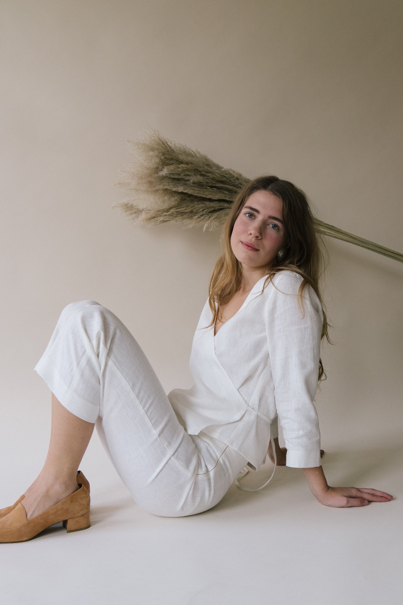 Structured Linen Pants