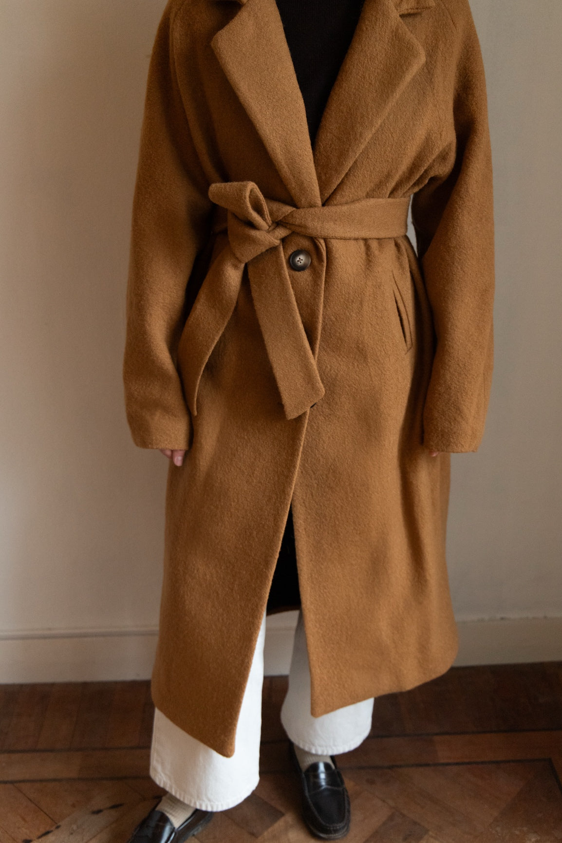 DEIA Wool Coat - Mustard