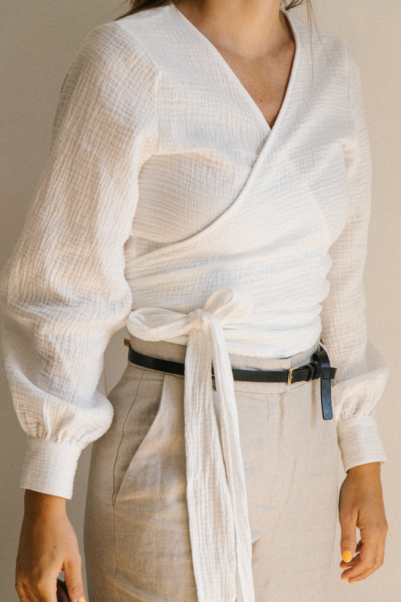 Suki Wrap Blouse