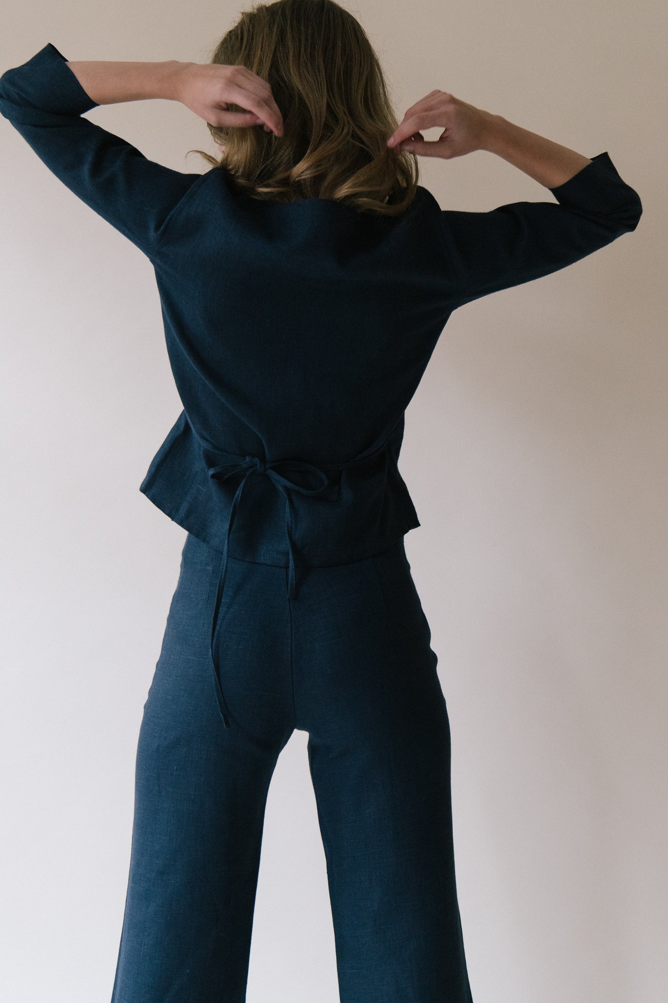 Structured Linen Pants