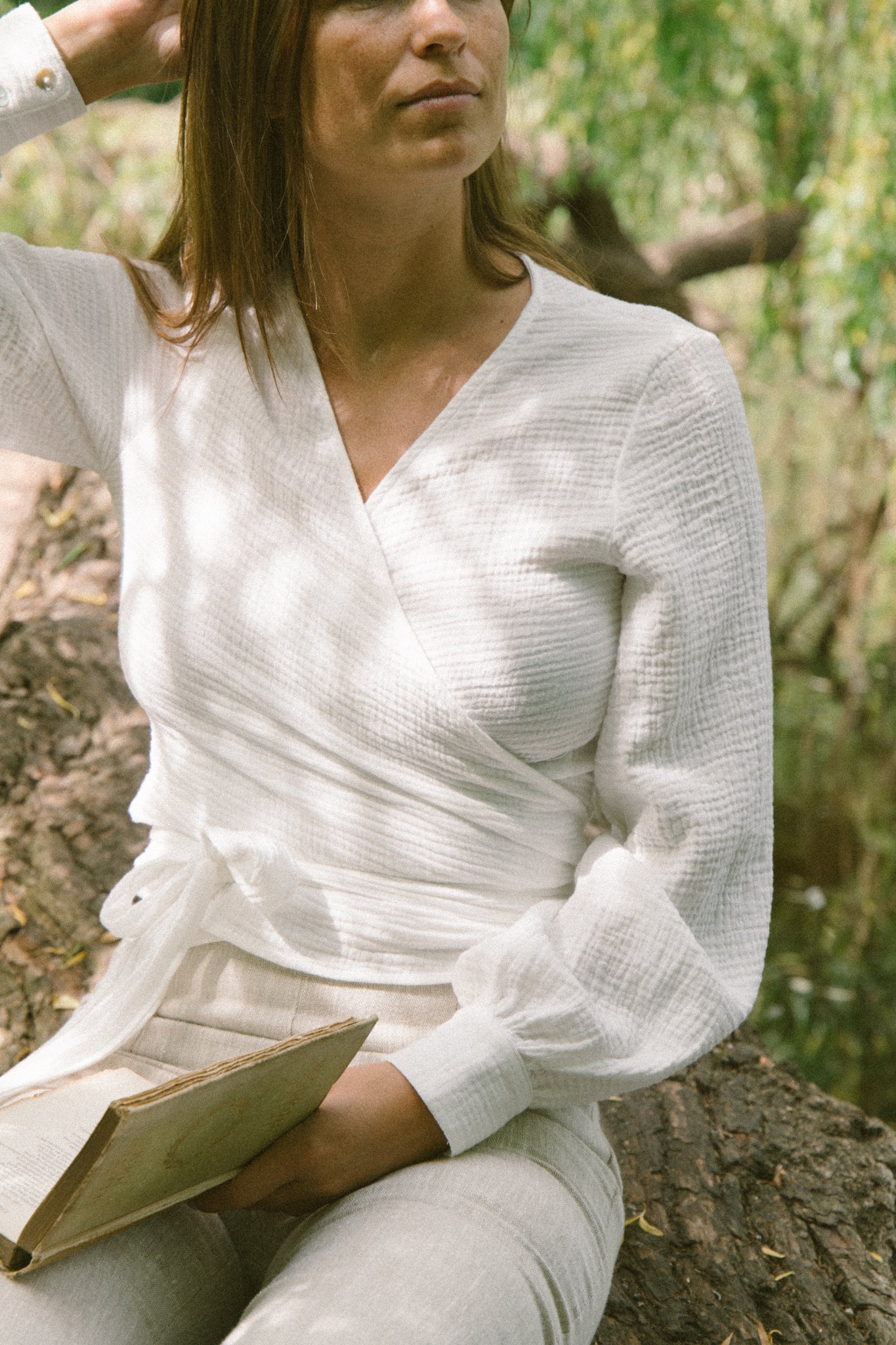 Suki Wrap Blouse