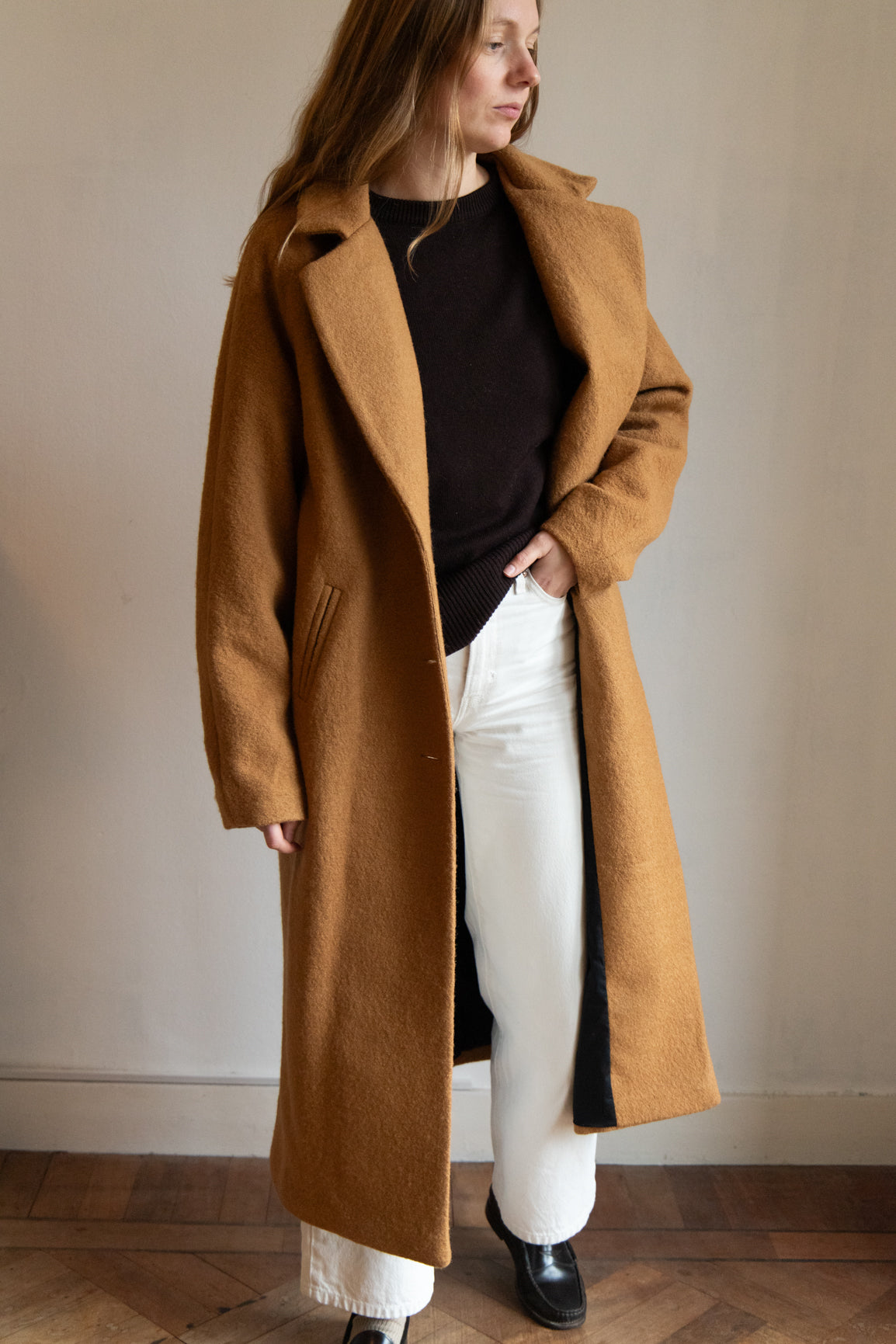 DEIA Wool Coat - Mustard
