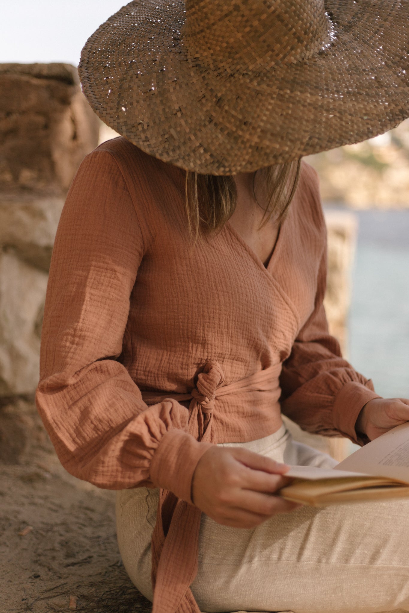 Suki Wrap Blouse