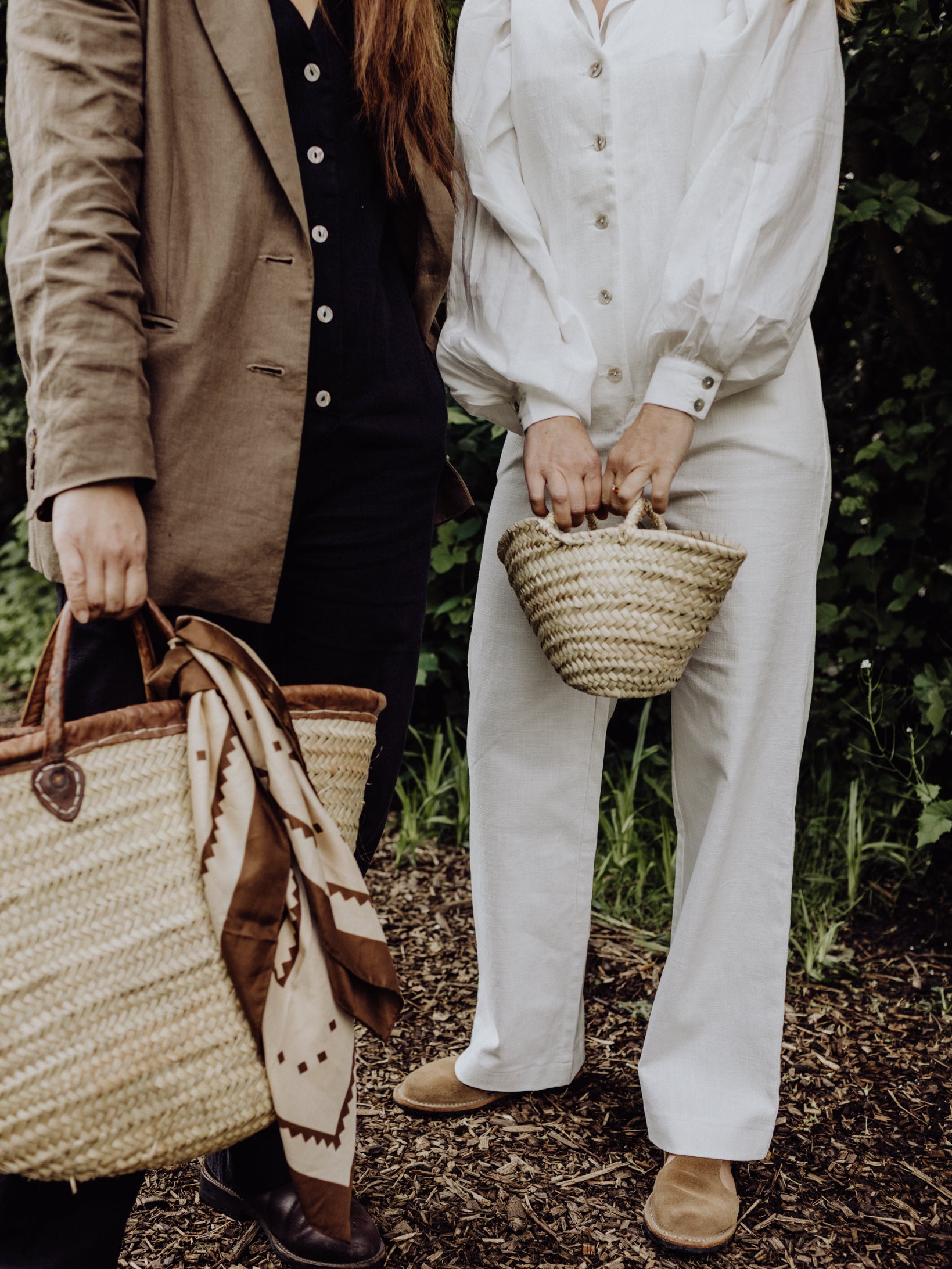 Linen Blend Jumpsuit - Off White