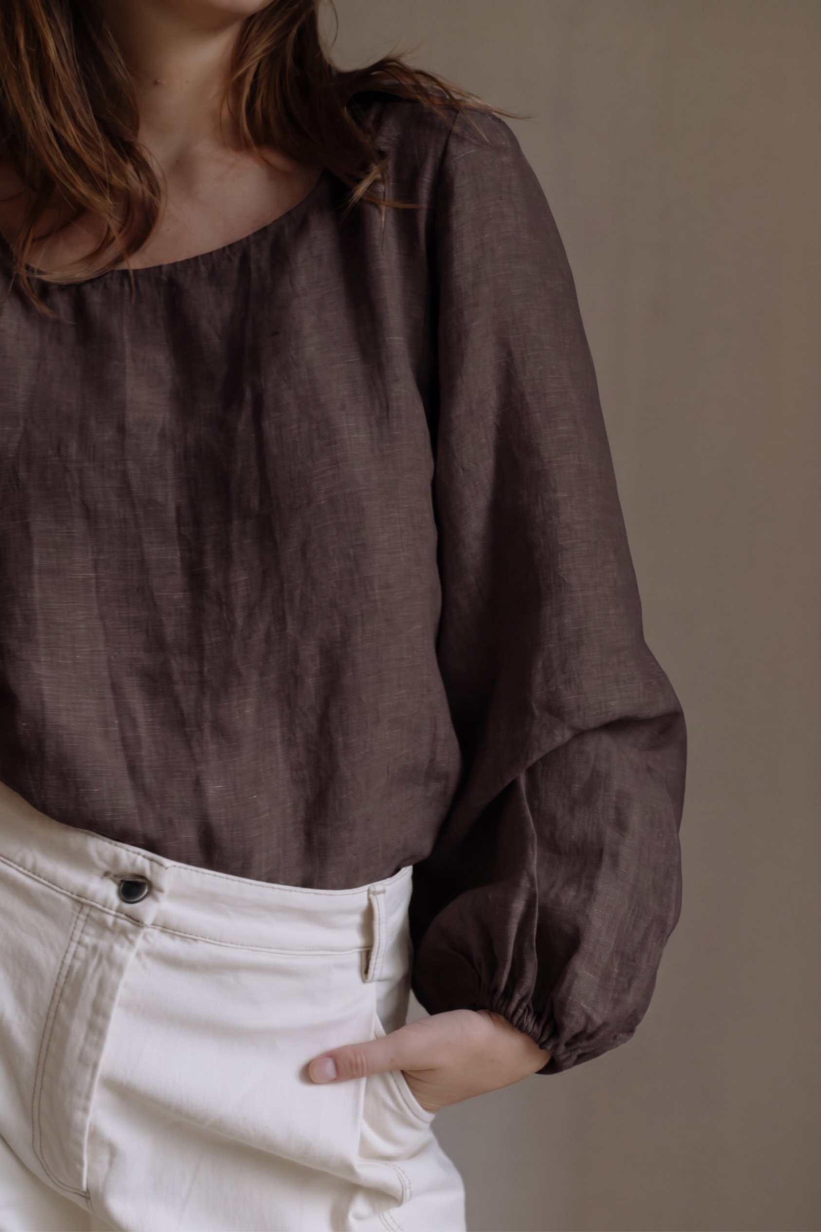 Sigourney Linen Blouse