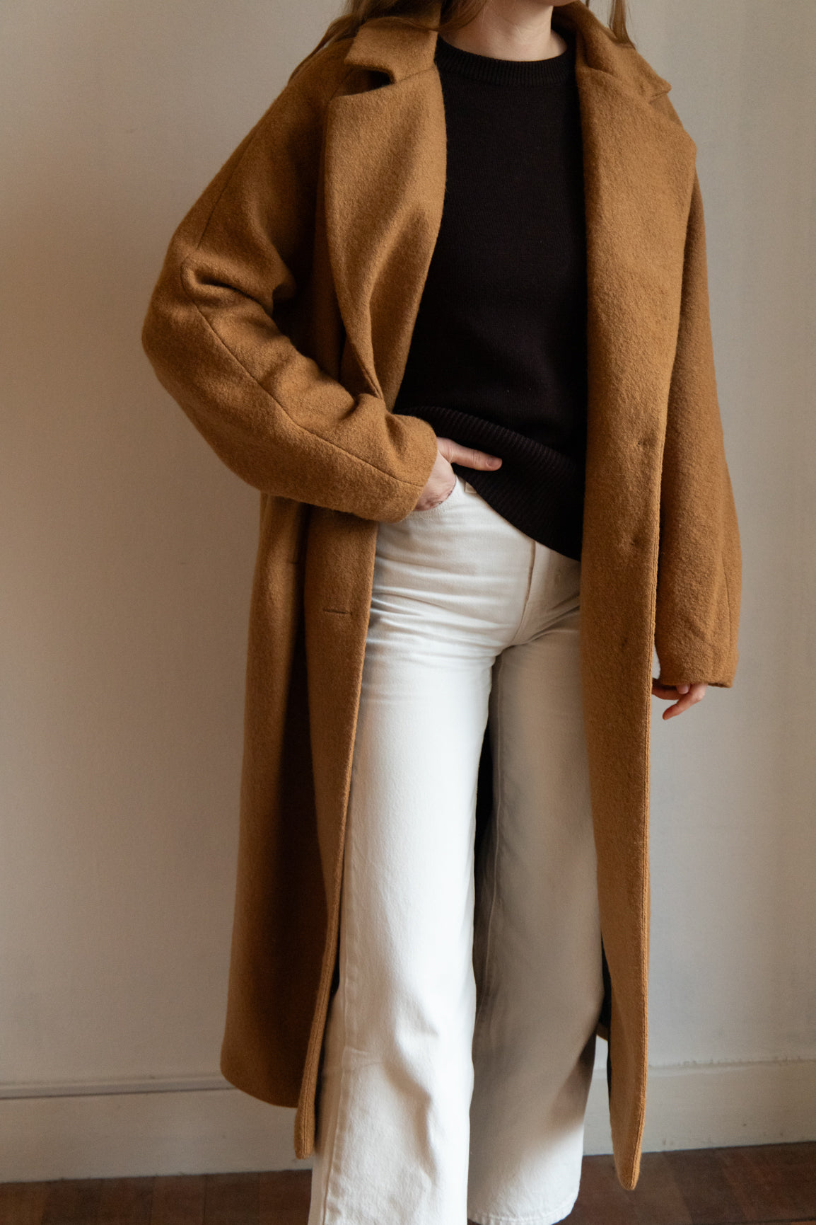 DEIA Wool Coat - Mustard