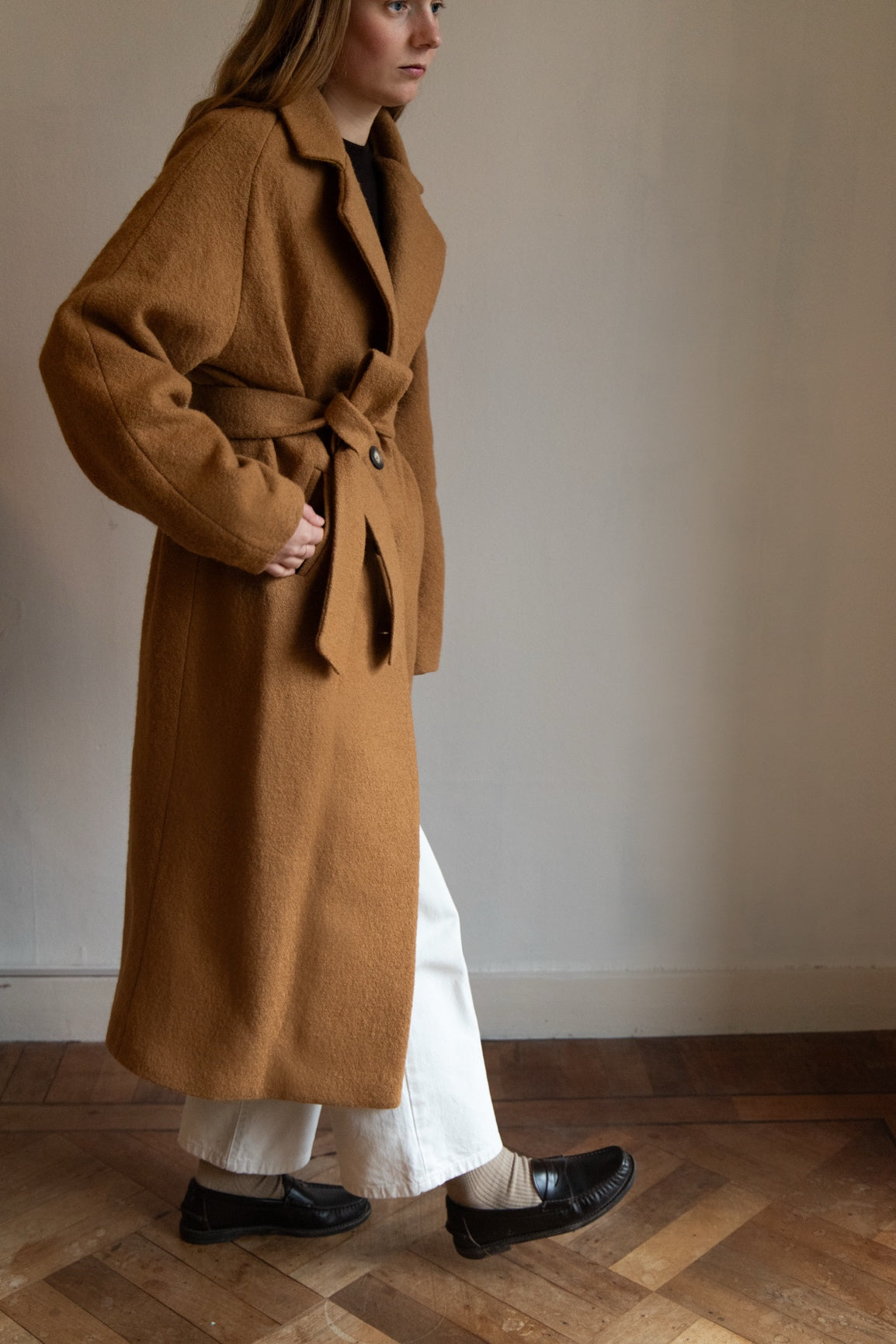 DEIA Wool Coat - Mustard