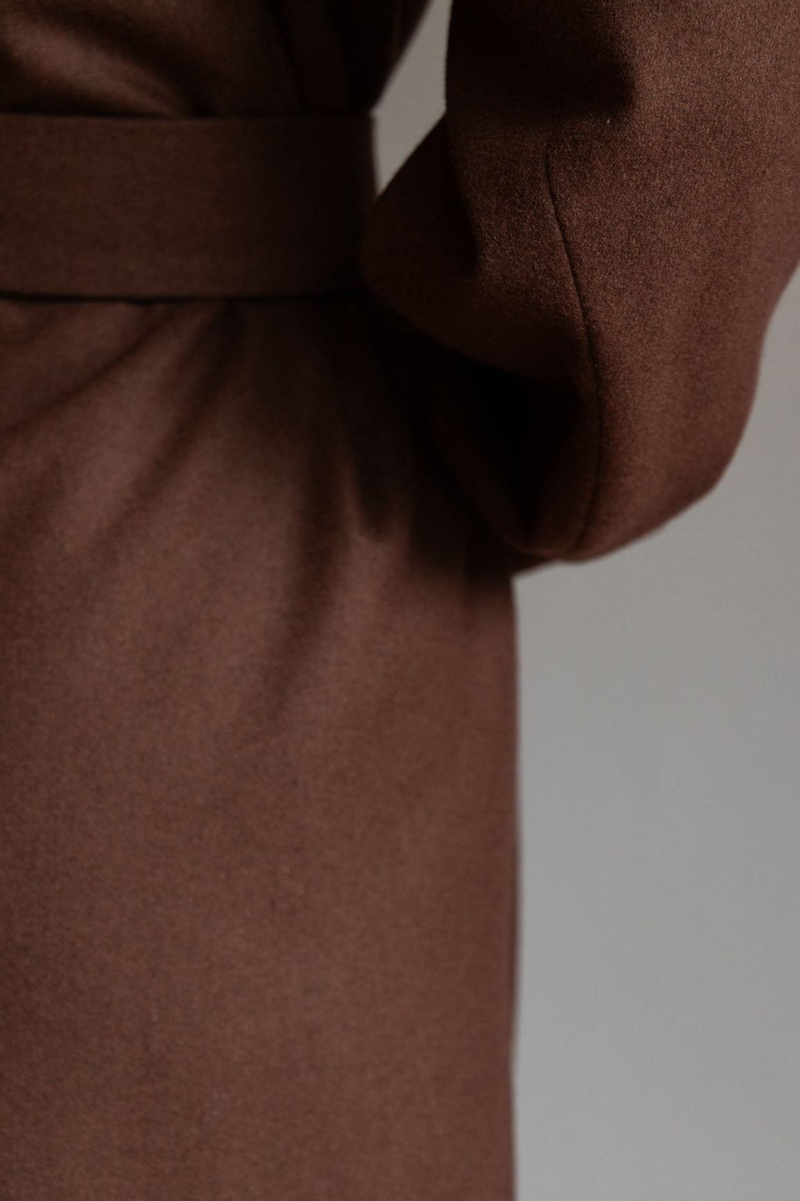 DEIA Wool Coat - Chestnut Brown