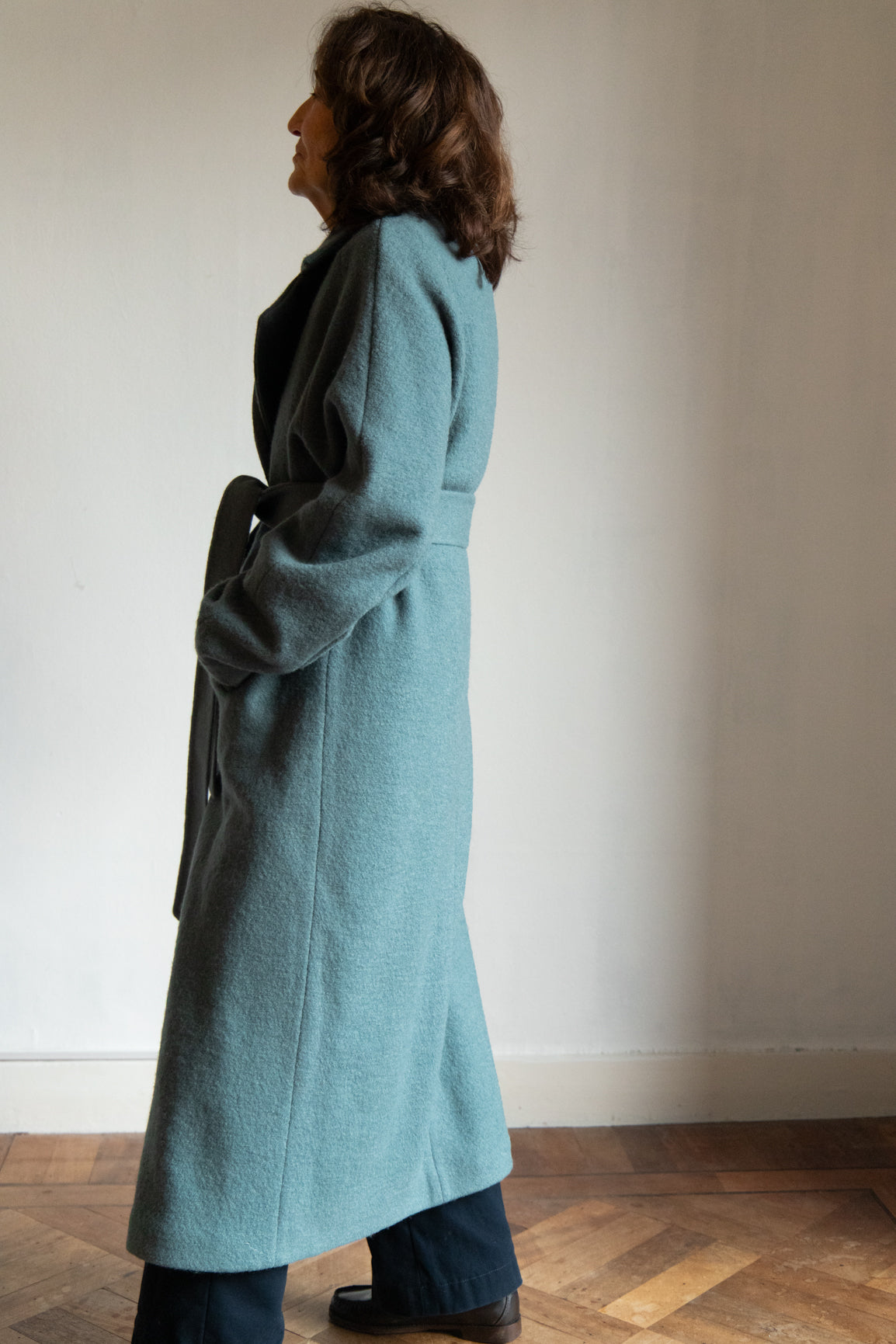 DEIA Wool Coat - Petrol