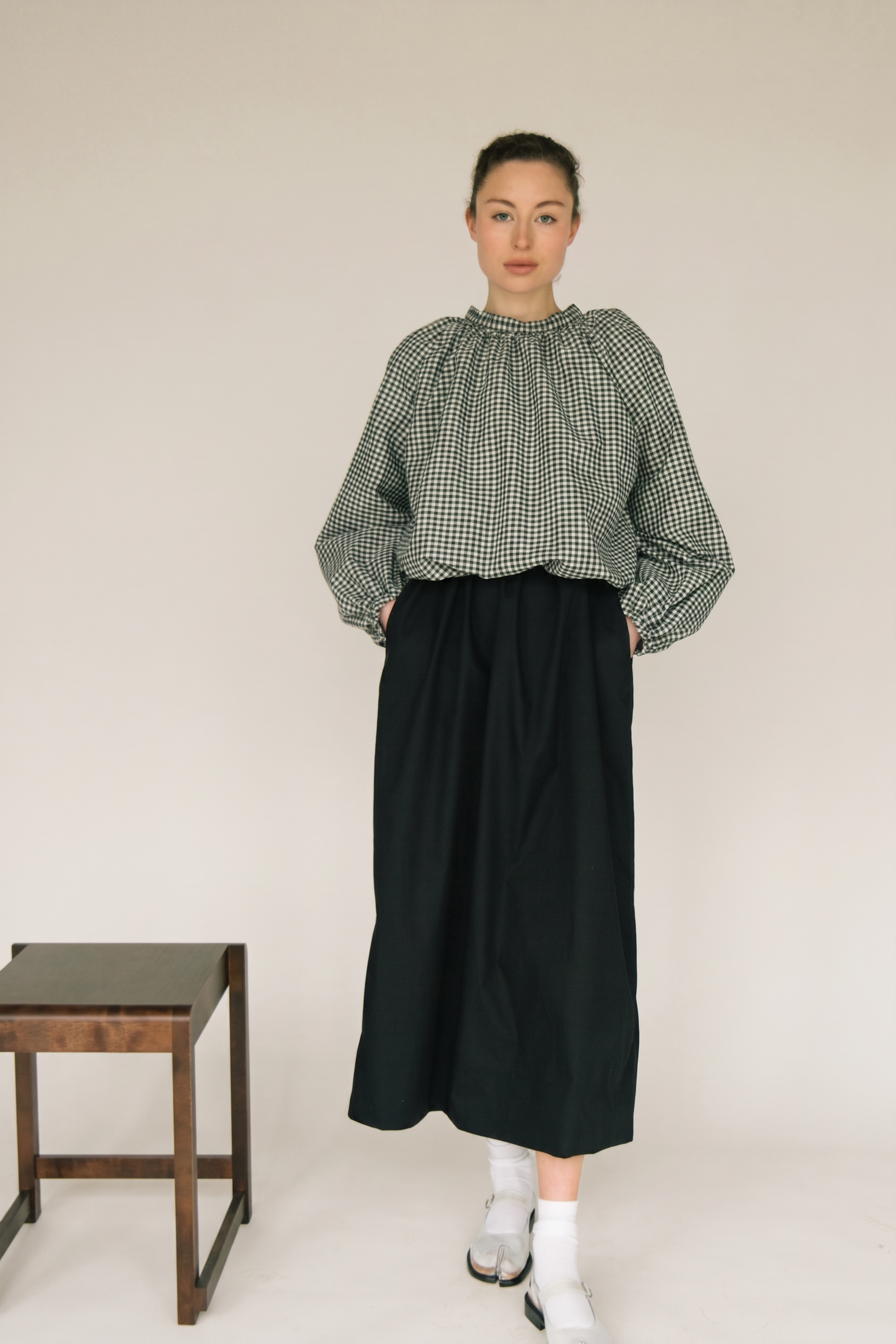 Uma Blouse - Gingham