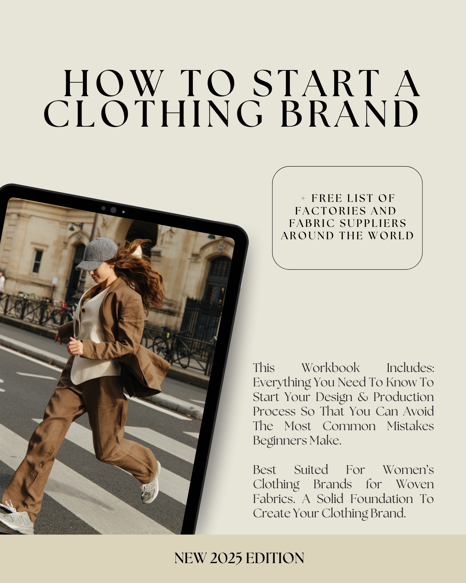 The Complete Guide How To Start A Clothing Brand For Beginners - E-Book