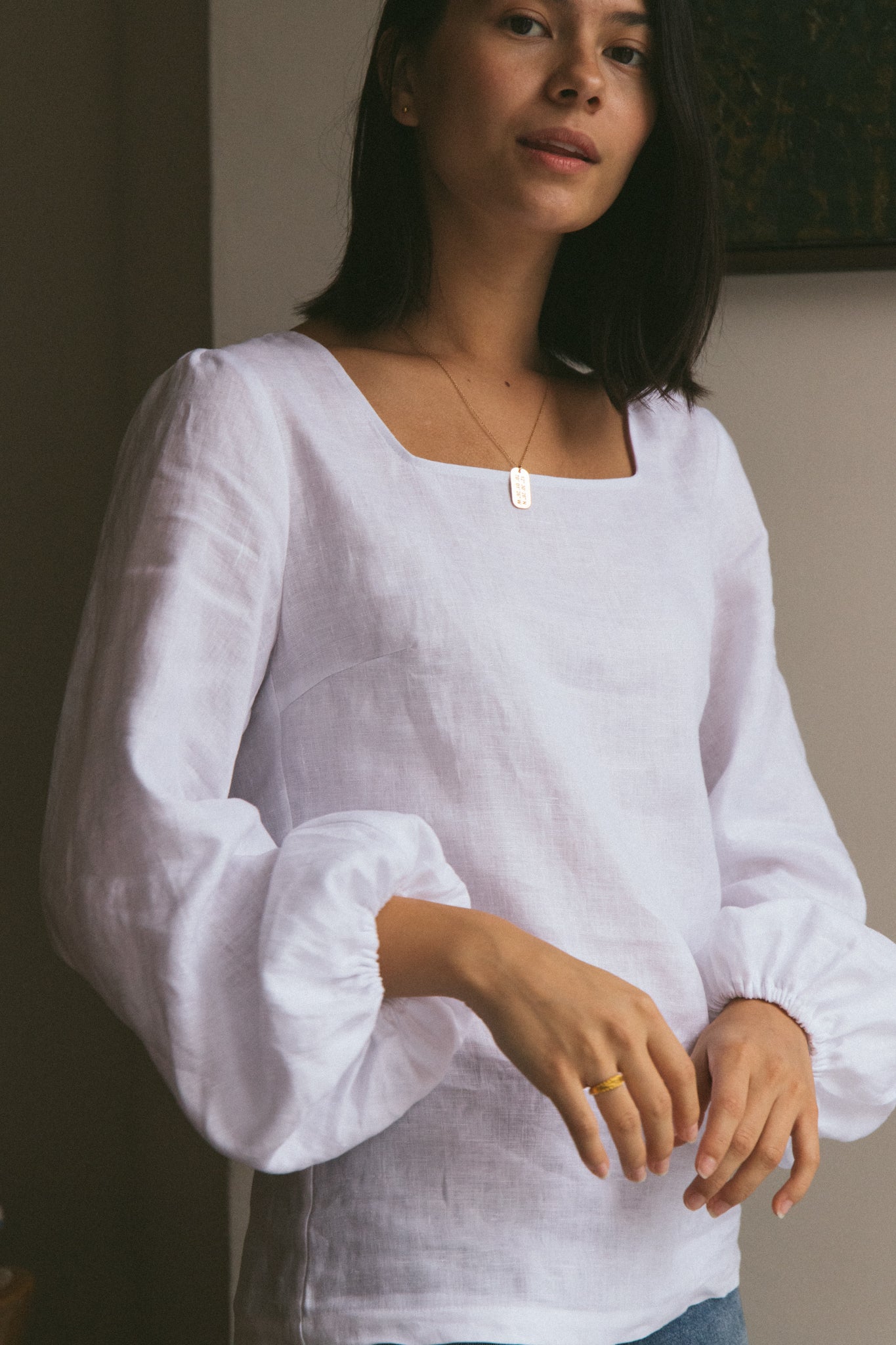 Sigourney Linen Blouse