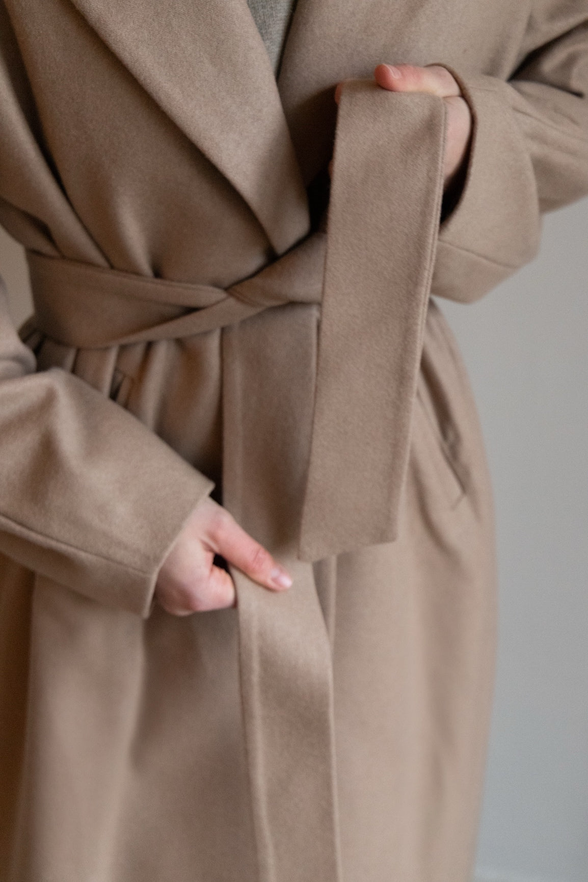 DEIA Wool Coat - Oatmeal