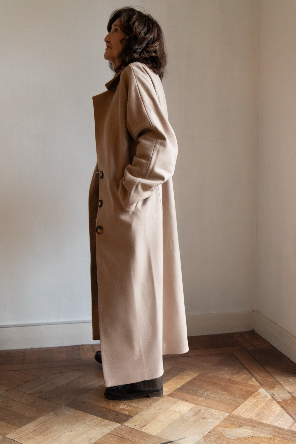 DEIA Wool Coat - Oatmeal