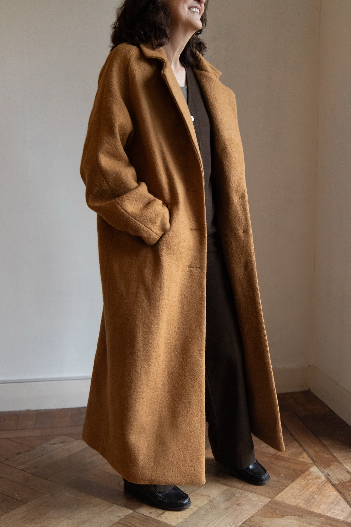 DEIA Wool Coat - Mustard