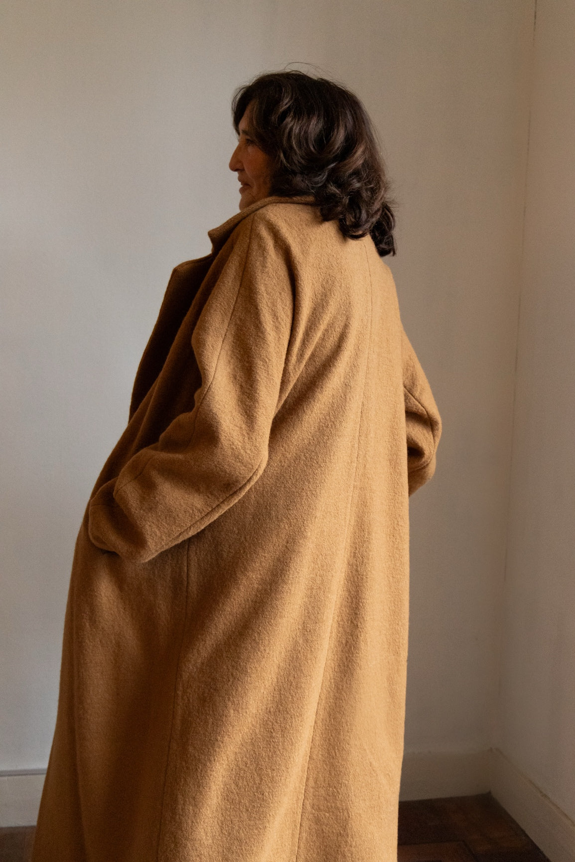 DEIA Wool Coat - Mustard