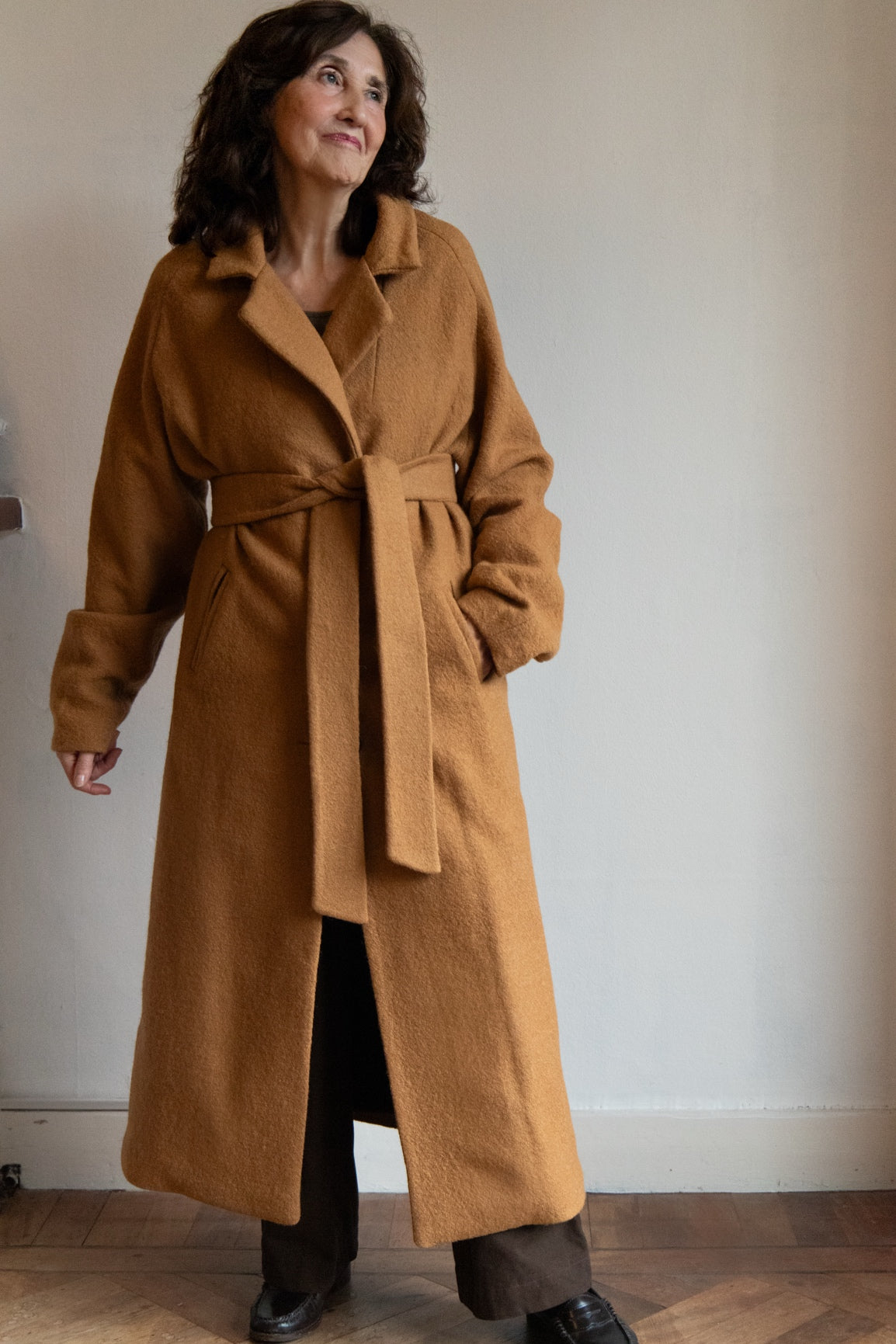 DEIA Wool Coat - Mustard