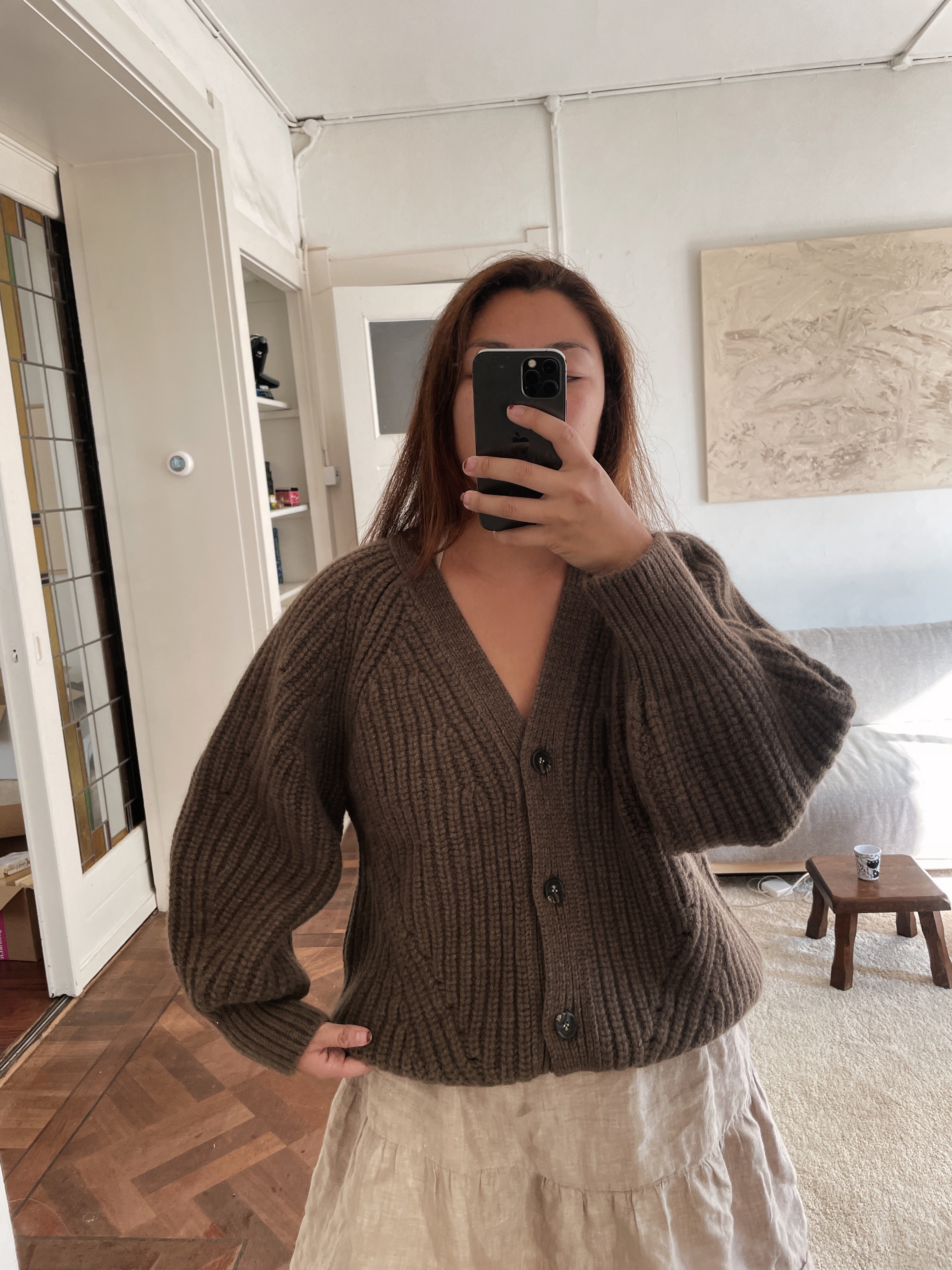 Juno Wool Knit Cardigan