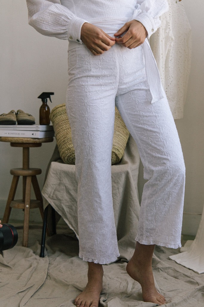 Camille Ruffle Pant