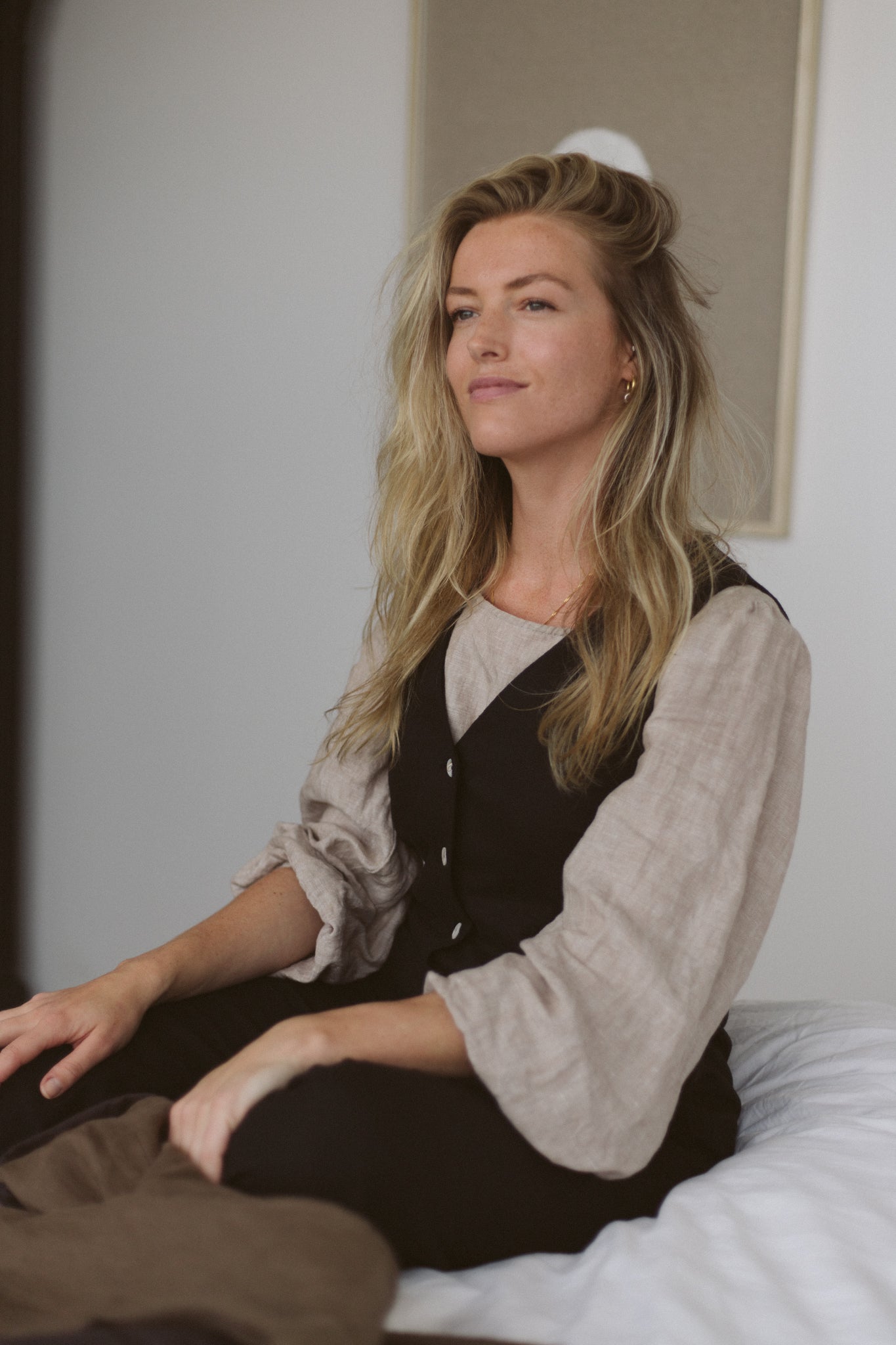 Sigourney Linen Blouse