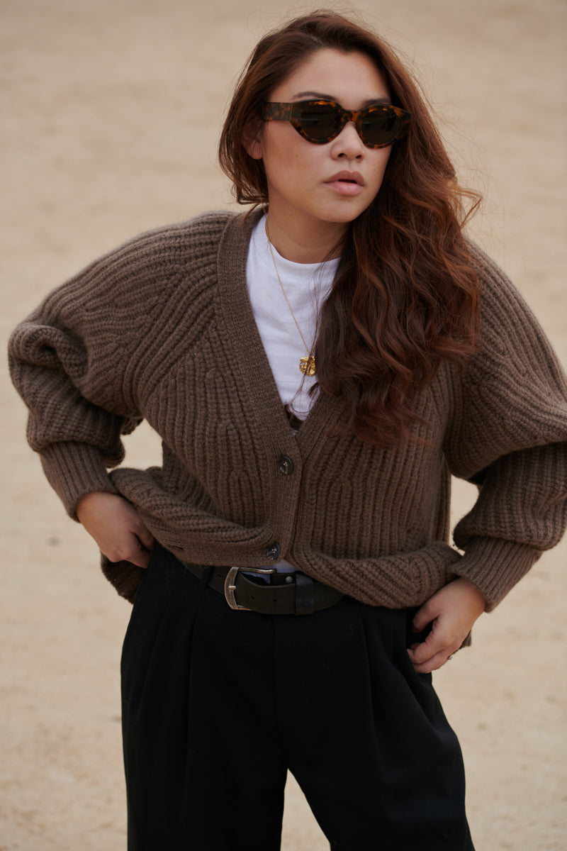 Juno Wool Knit Cardigan