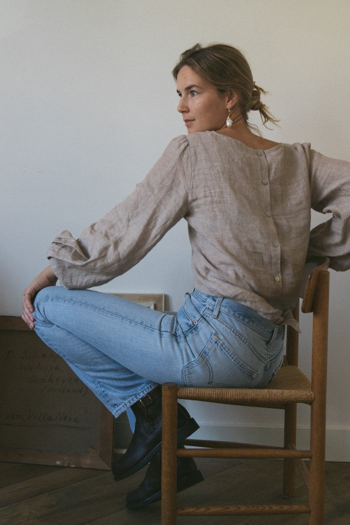 Sigourney Linen Blouse