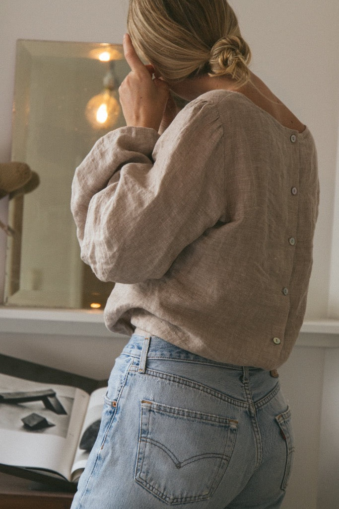 Sigourney Linen Blouse