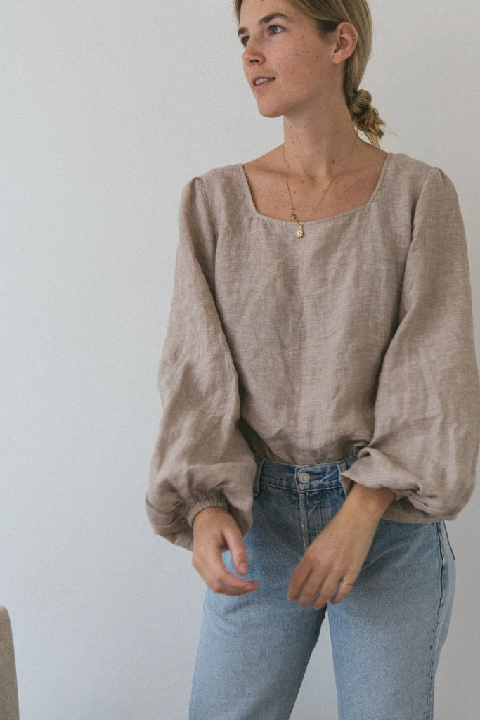 Sigourney Linen Blouse