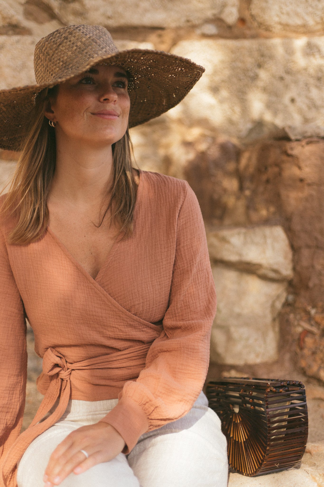 Suki Wrap Blouse