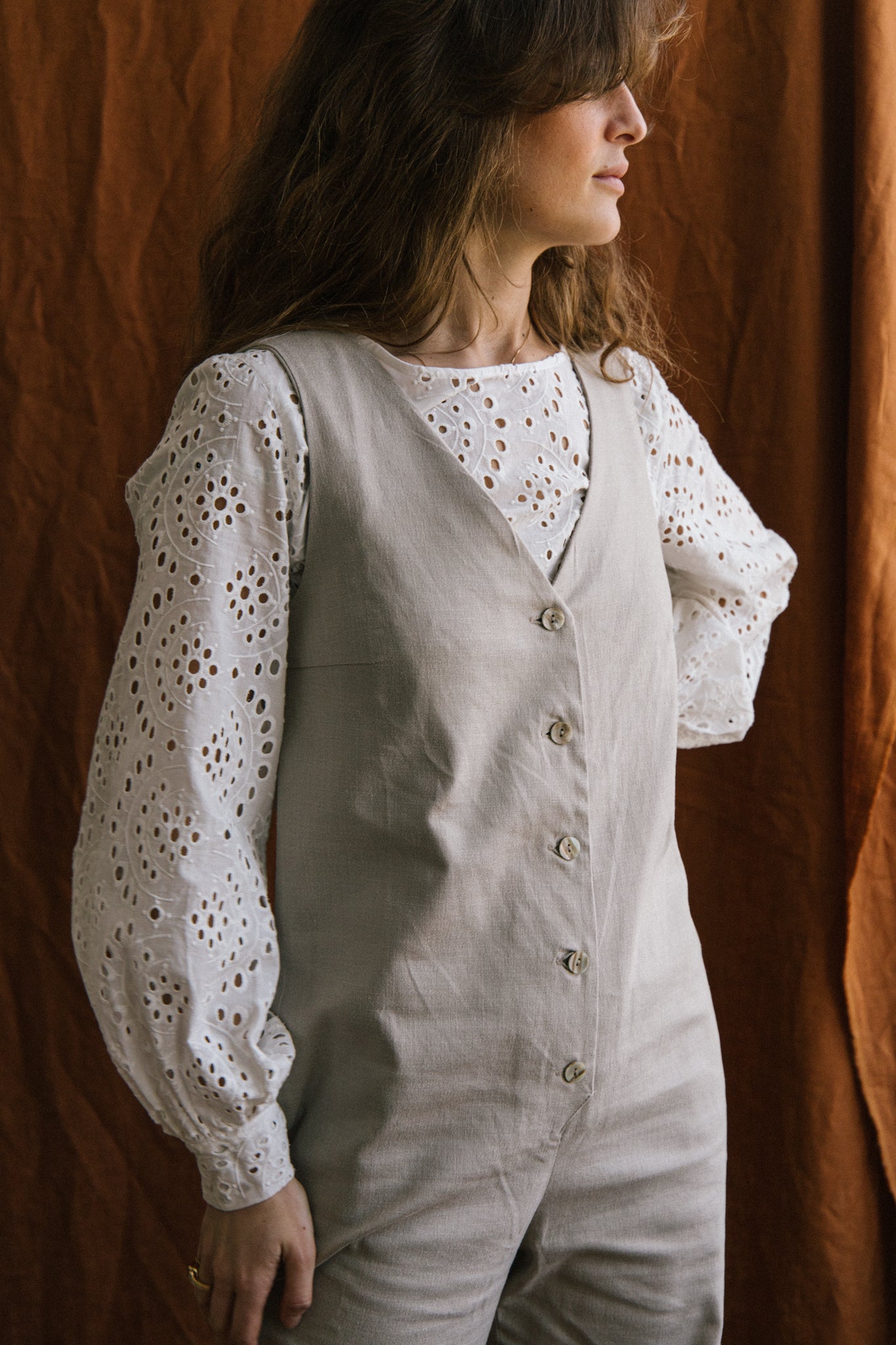 Frankie Blouse - Ecru