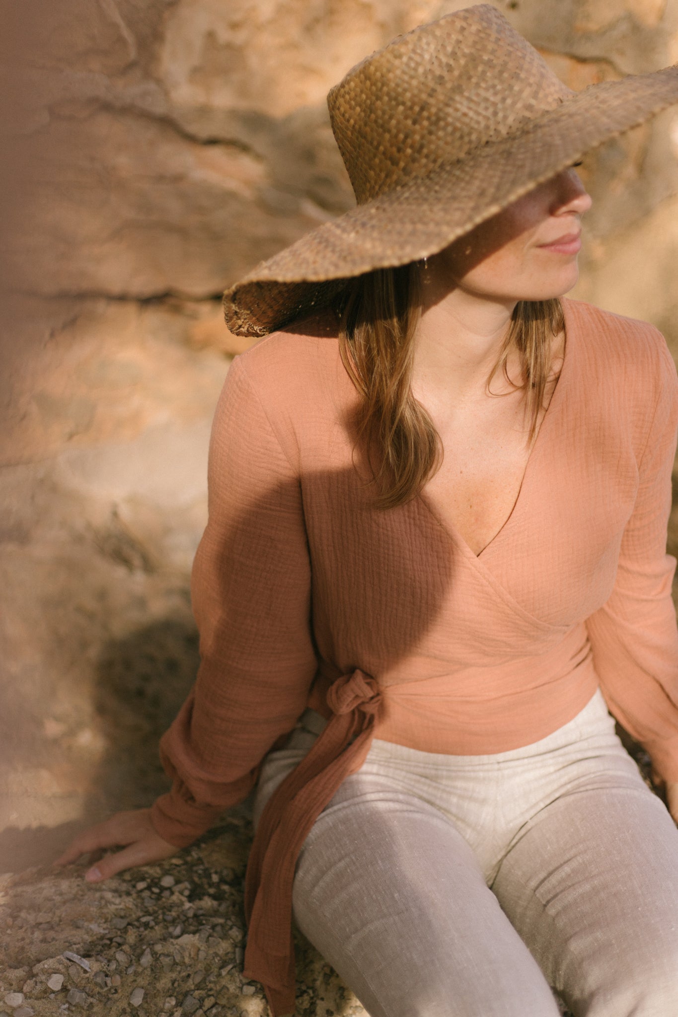 Suki Wrap Blouse
