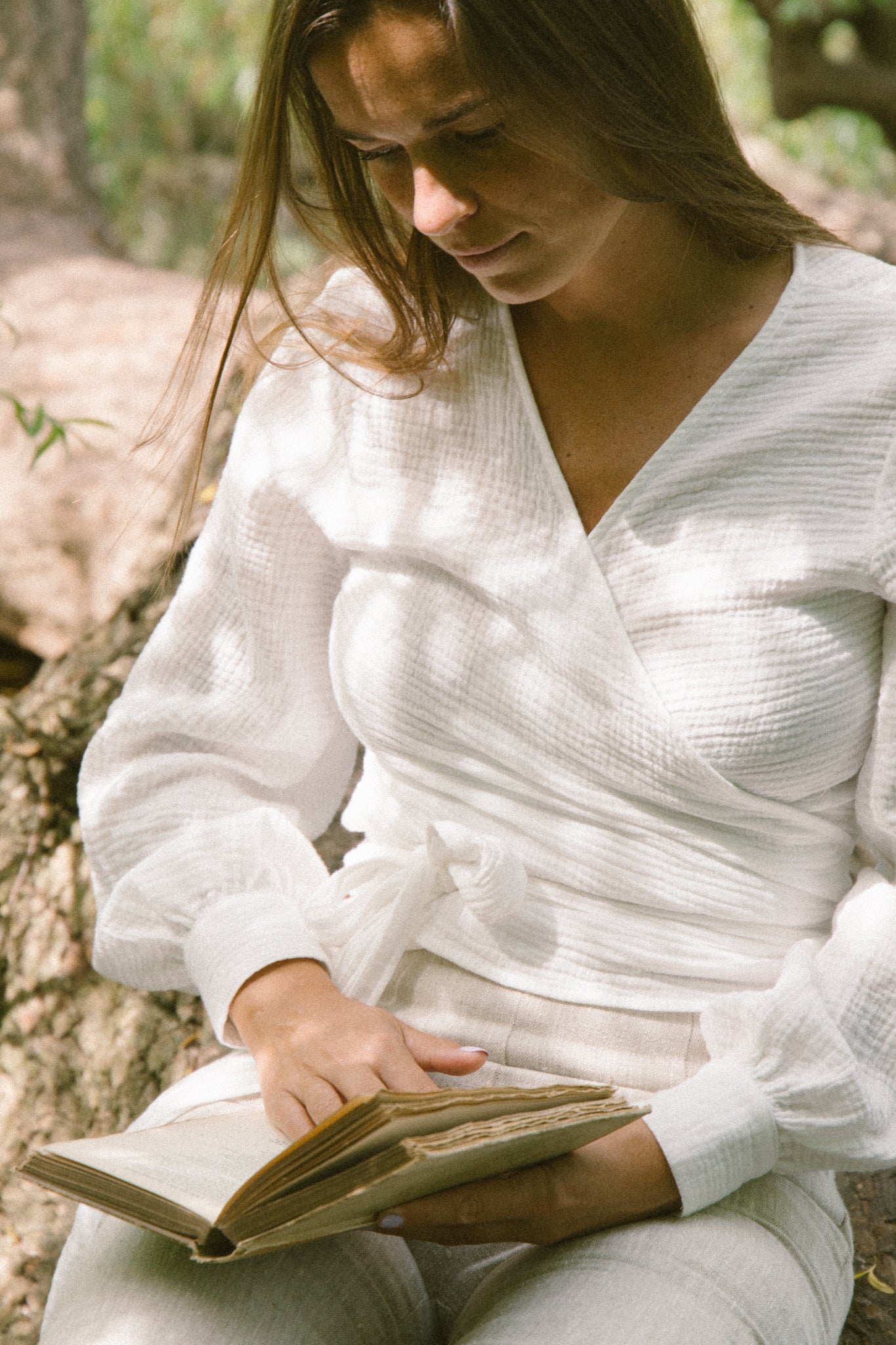 Suki Wrap Blouse