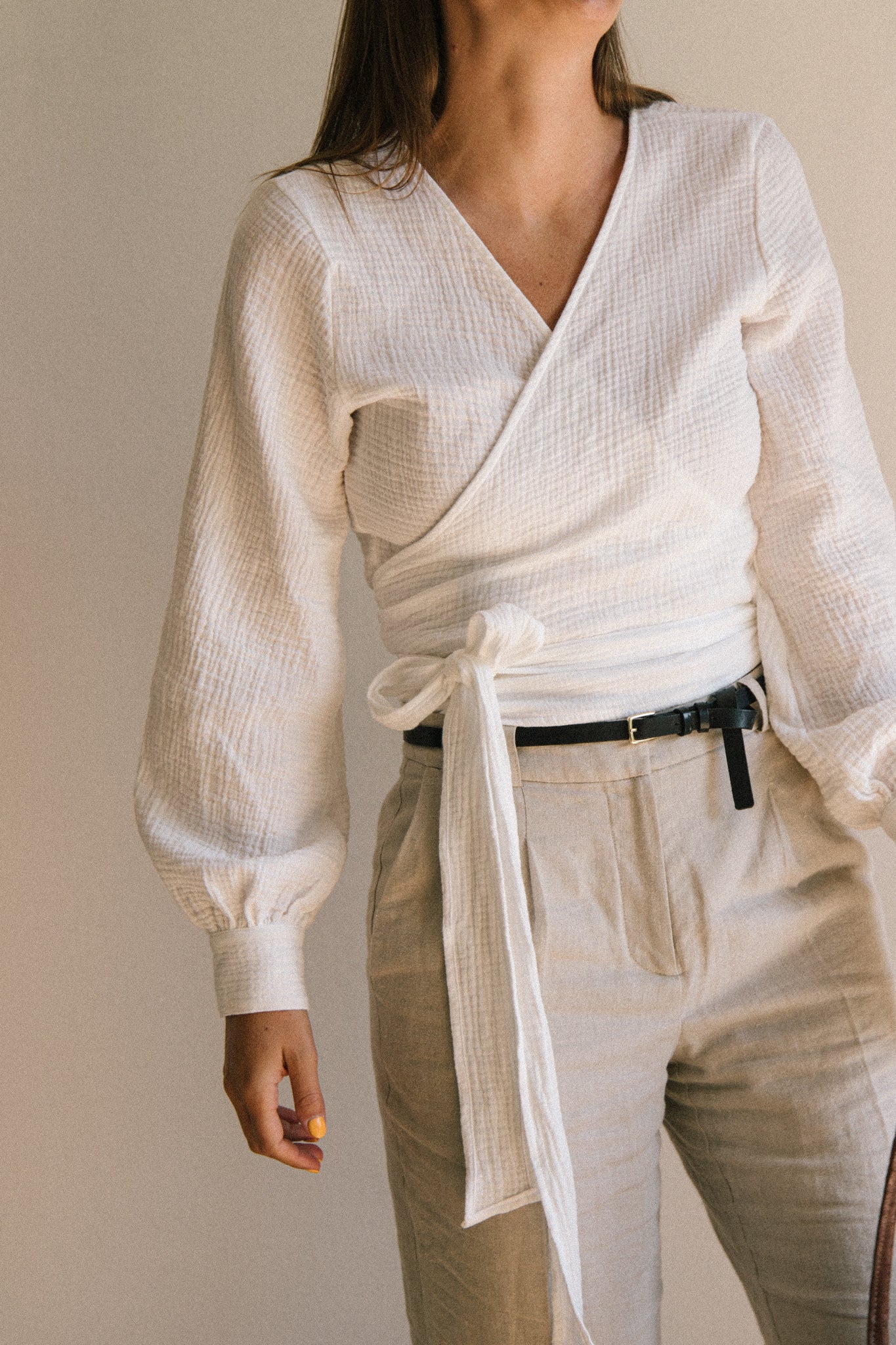 Suki Wrap Blouse
