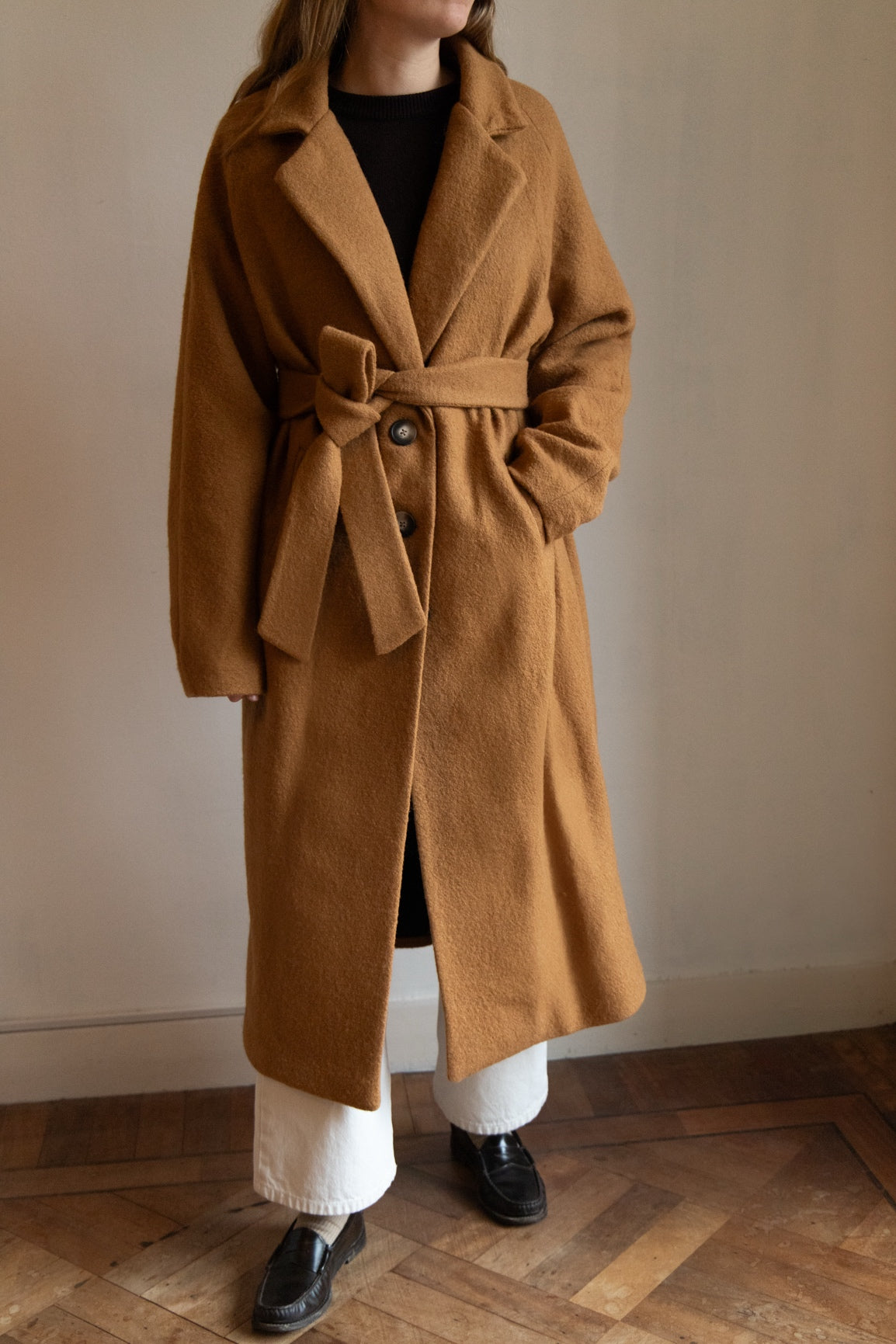 DEIA Wool Coat - Mustard