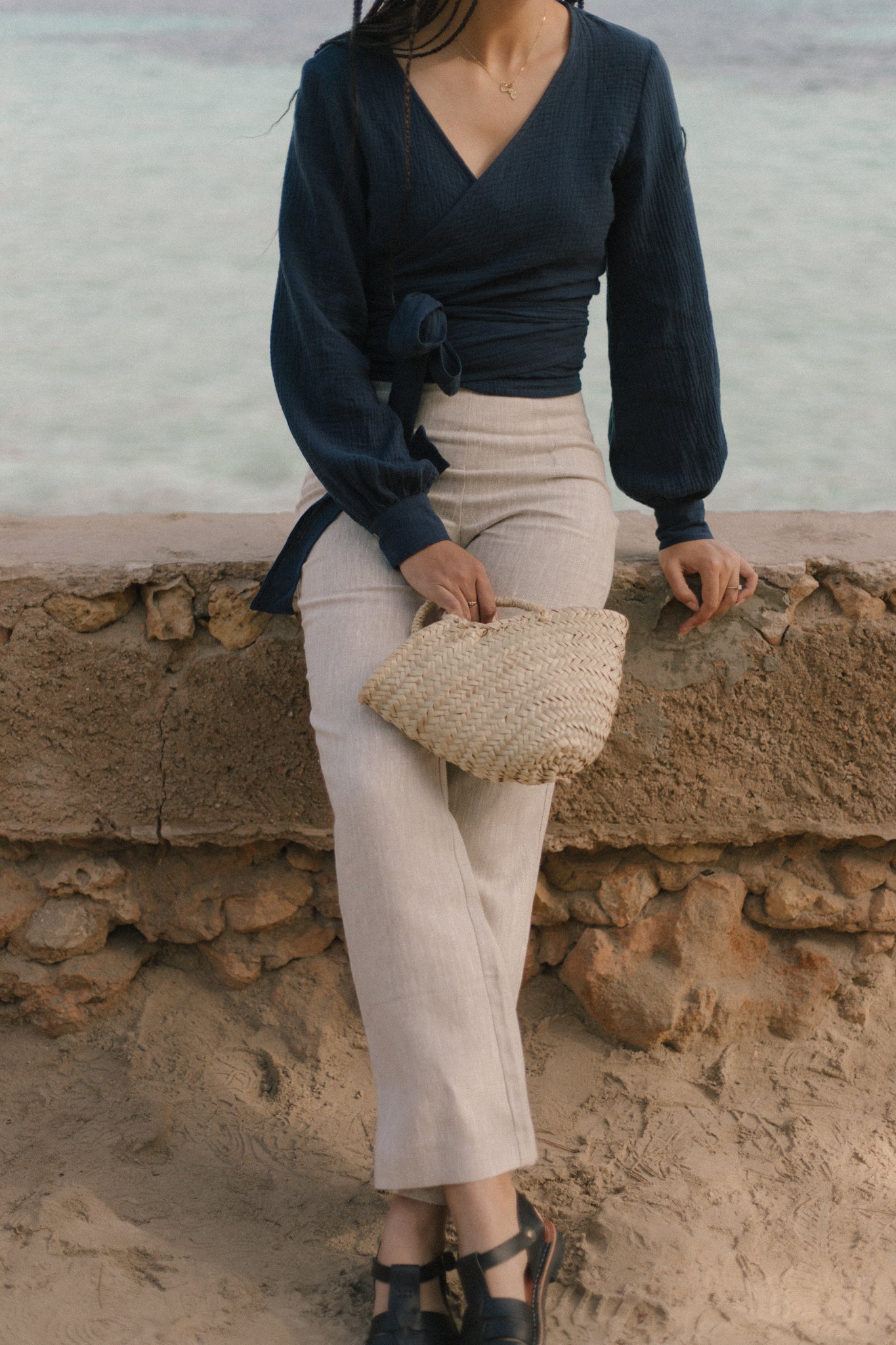 Suki Wrap Blouse