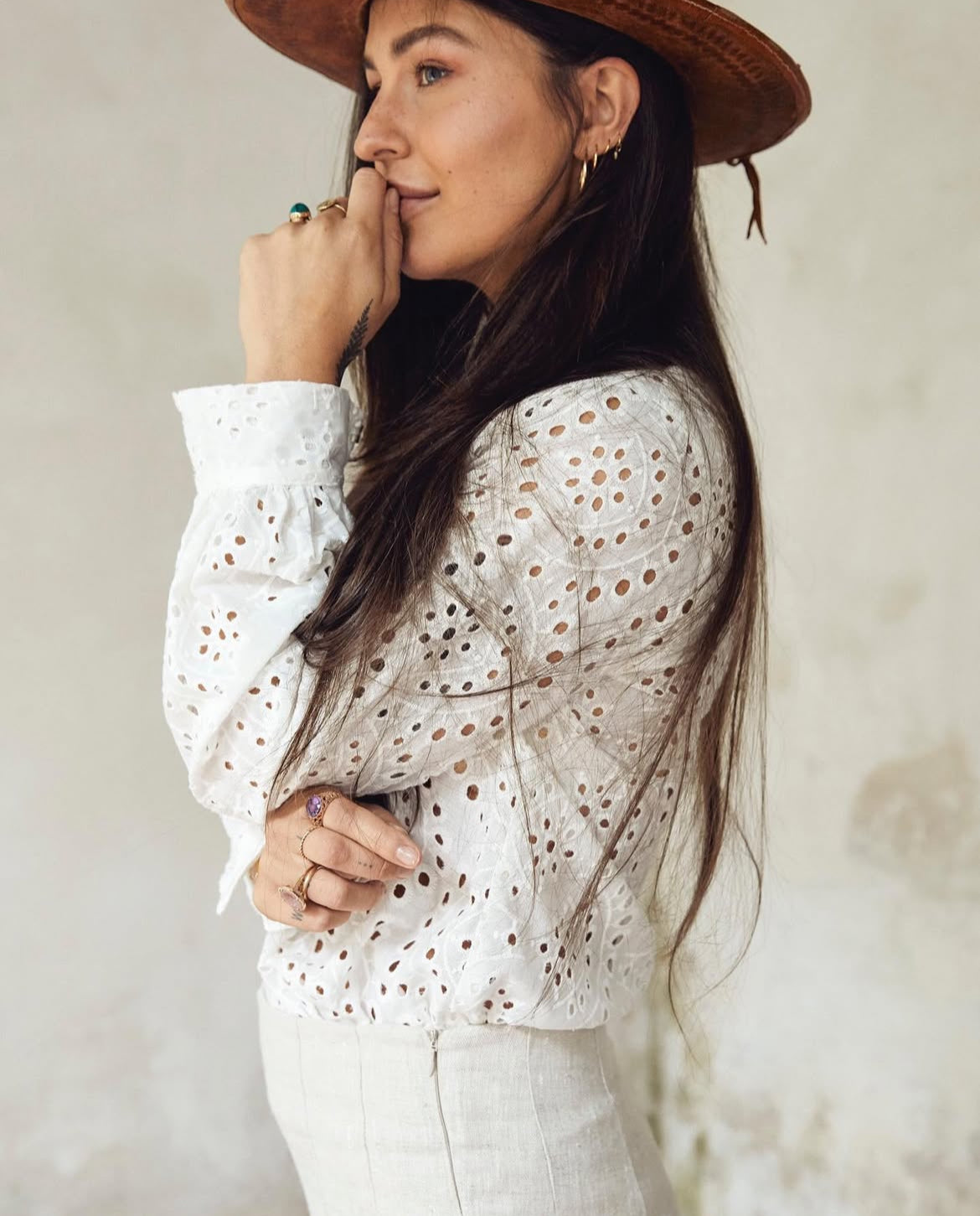 Frankie Blouse - Ecru