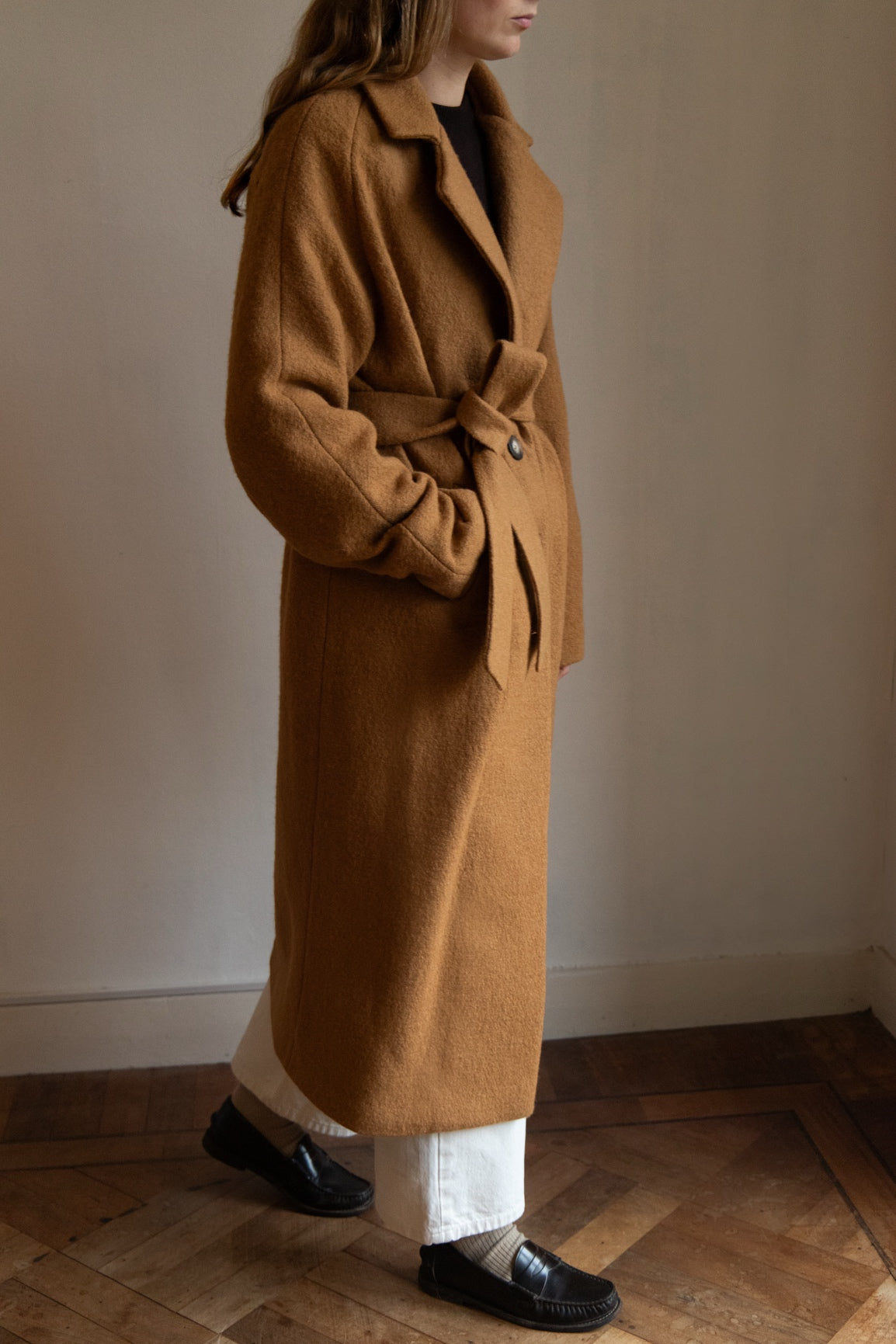 DEIA Wool Coat - Mustard