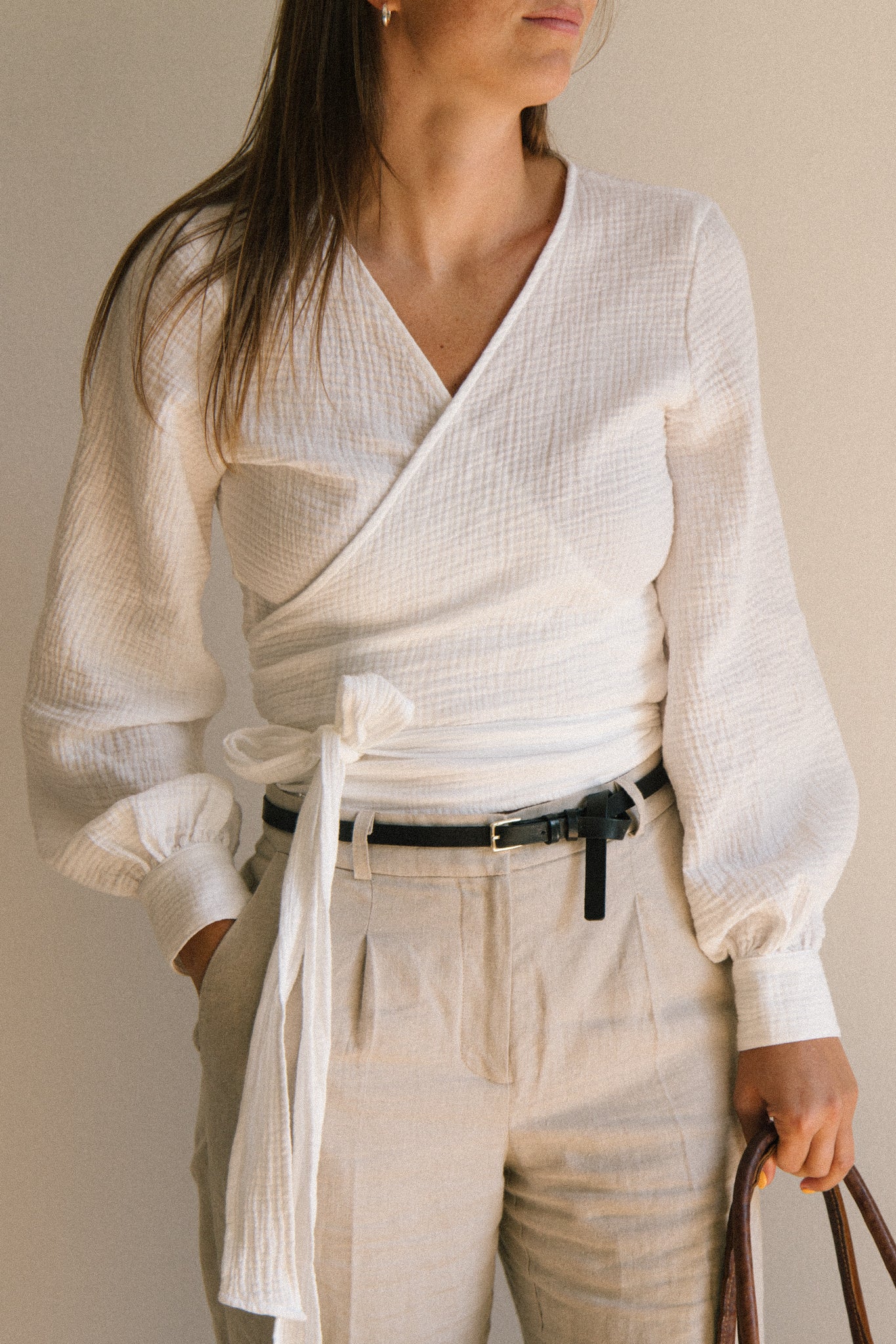 Suki Wrap Blouse