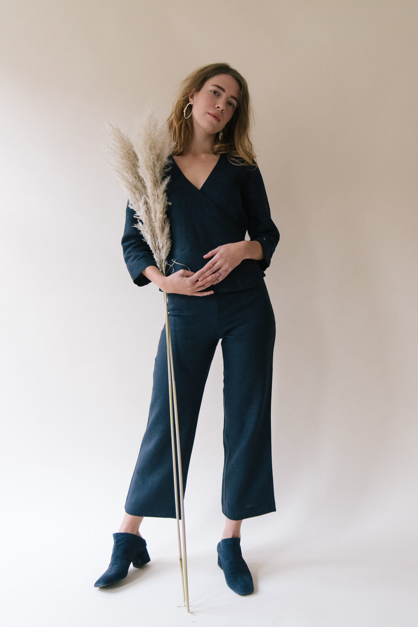 Structured Linen Pants