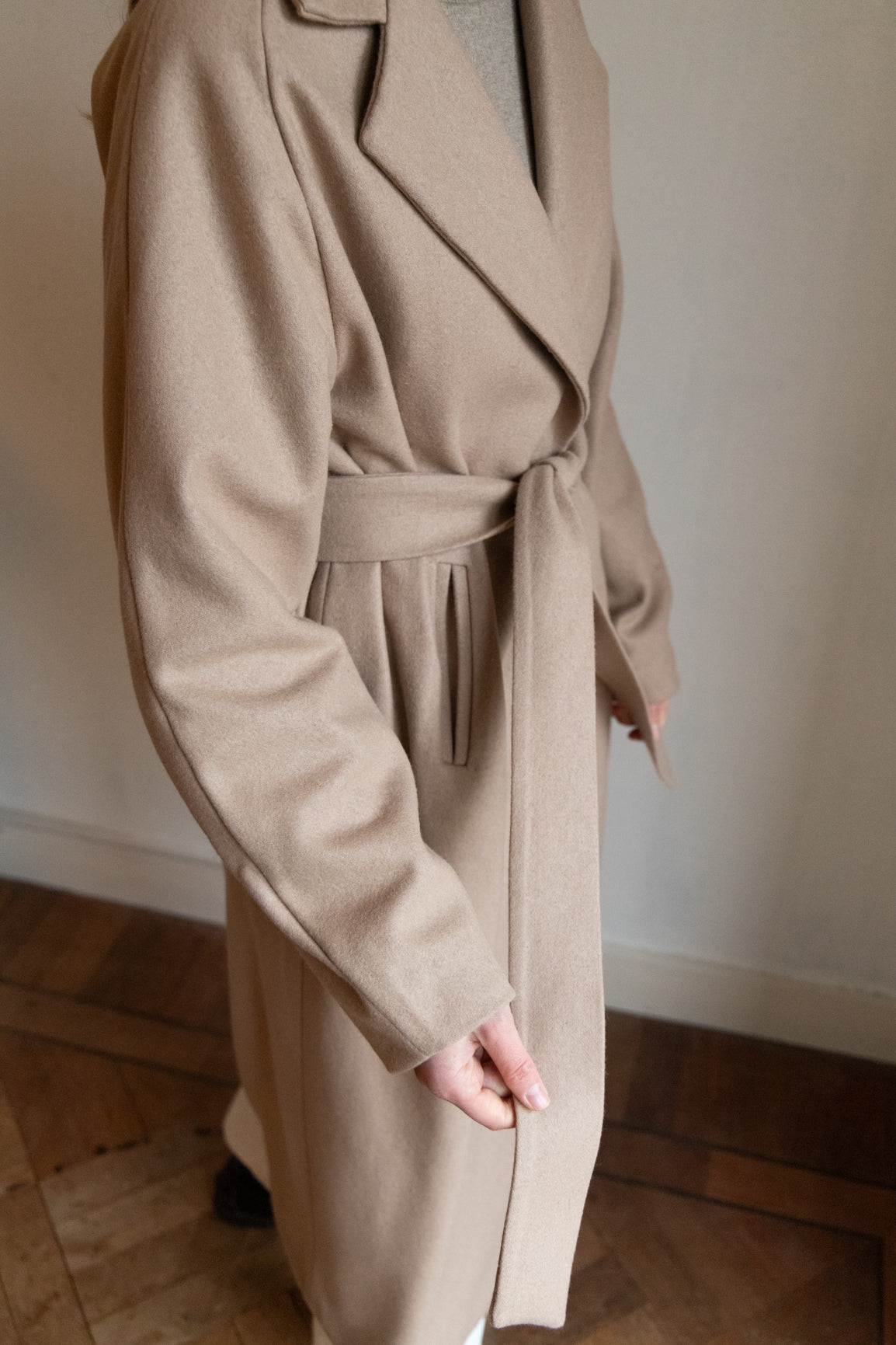 DEIA Wool Coat - Oatmeal