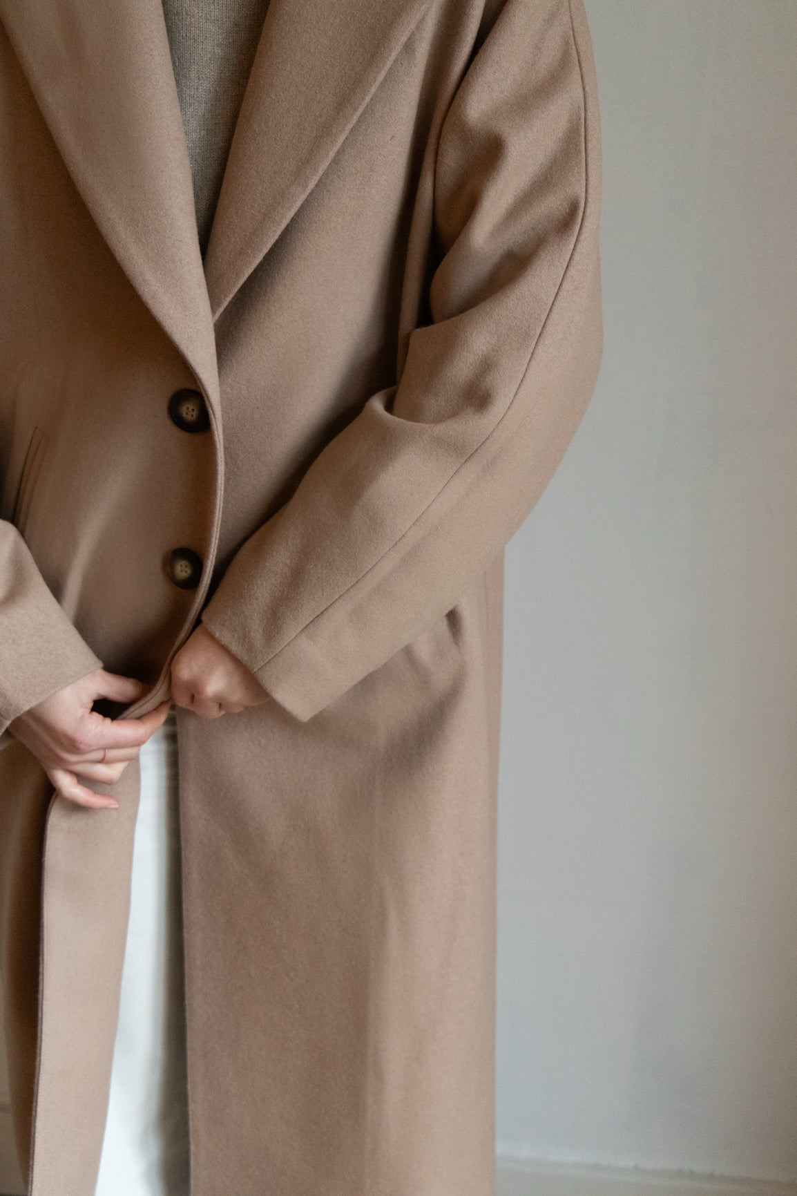 DEIA Wool Coat - Oatmeal