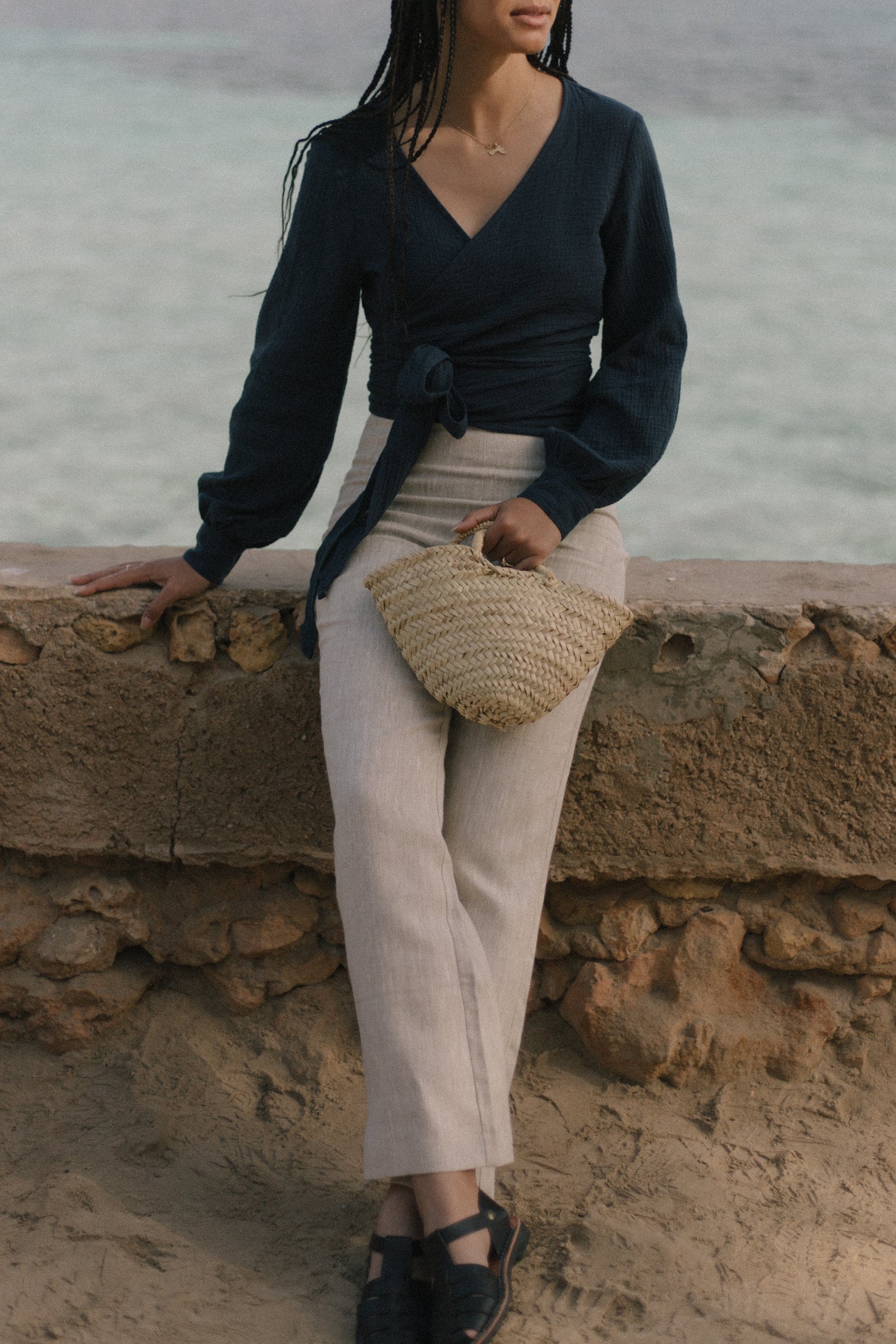 Suki Wrap Blouse