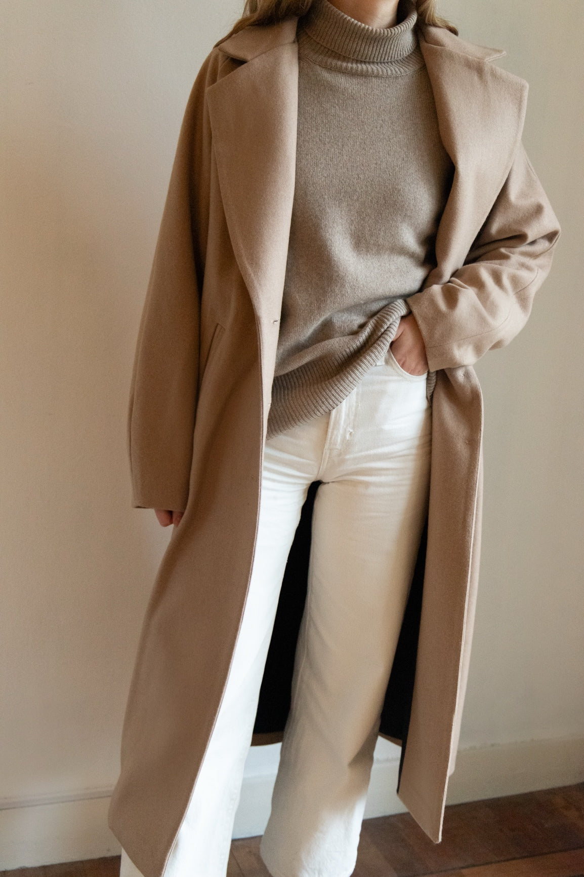 DEIA Wool Coat - Oatmeal