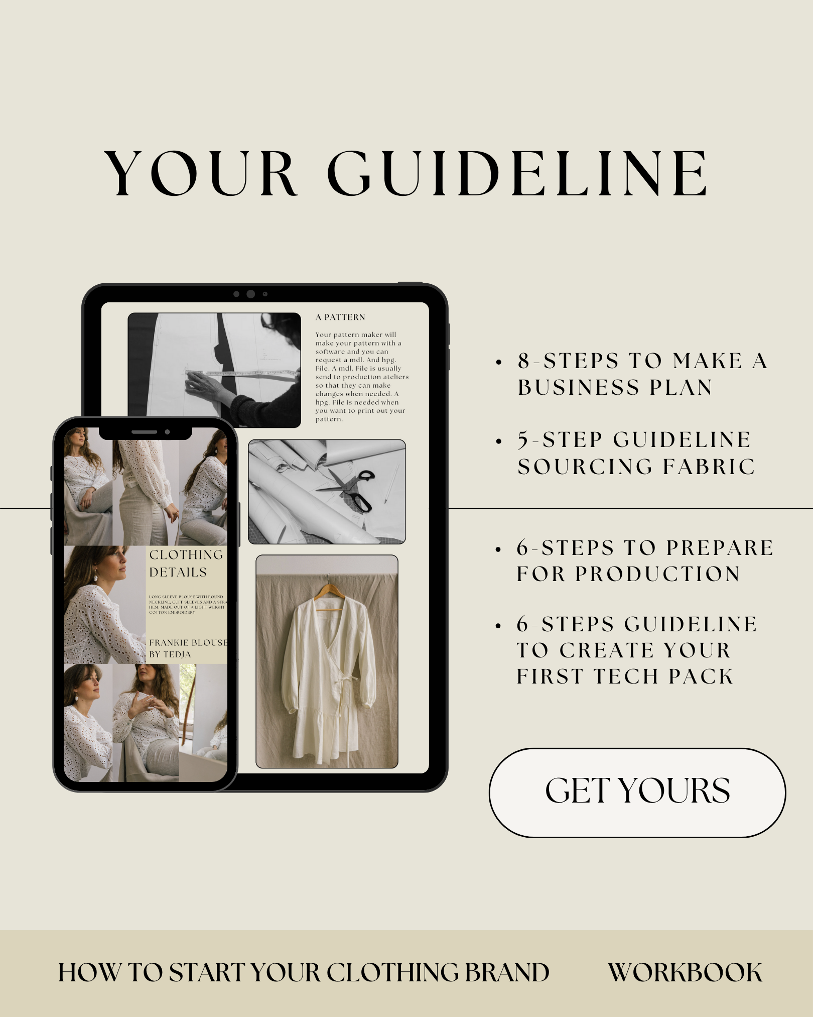 The Complete Guide How To Start A Clothing Brand For Beginners - E-Book
