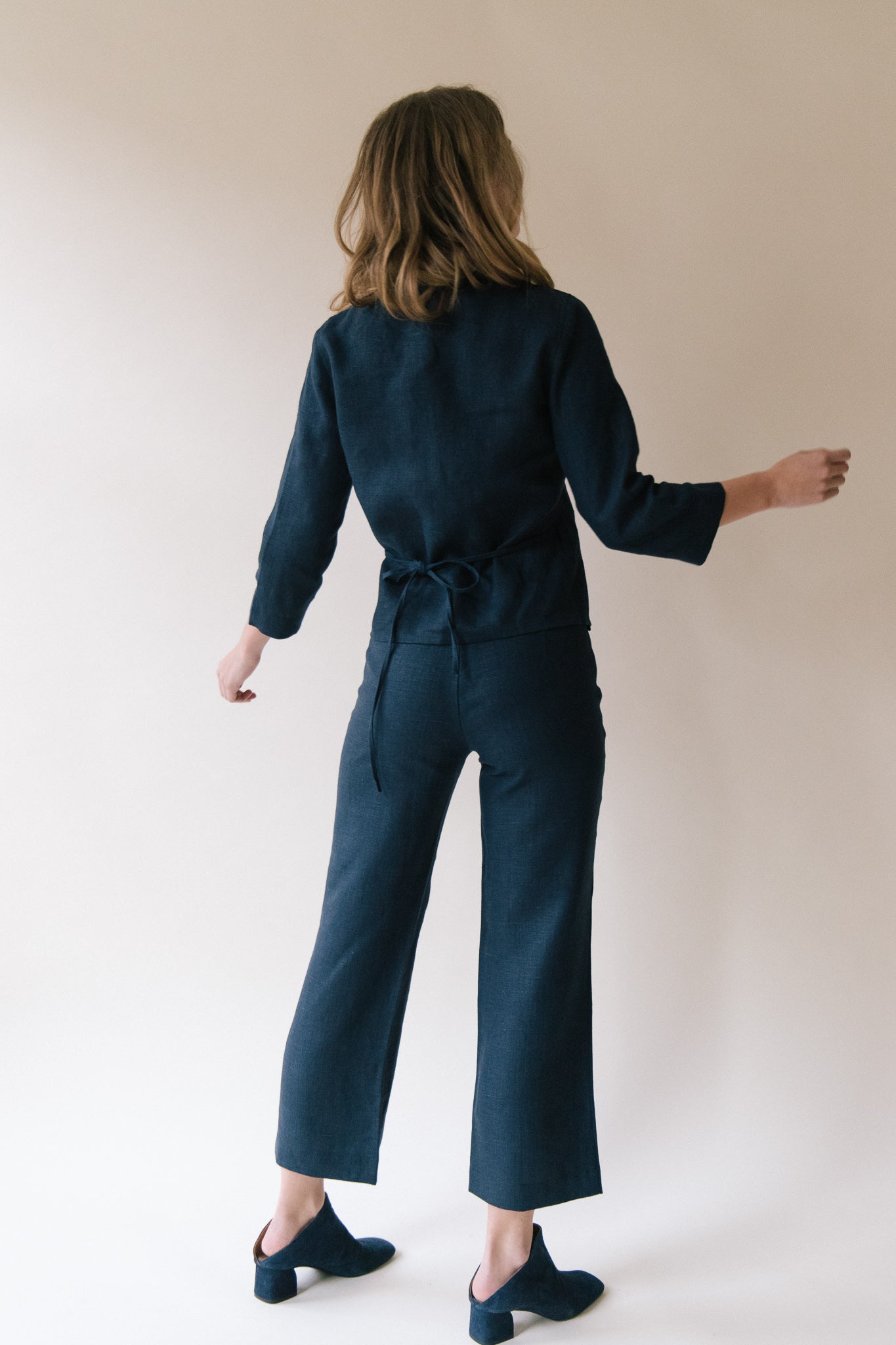 Structured Linen Pants