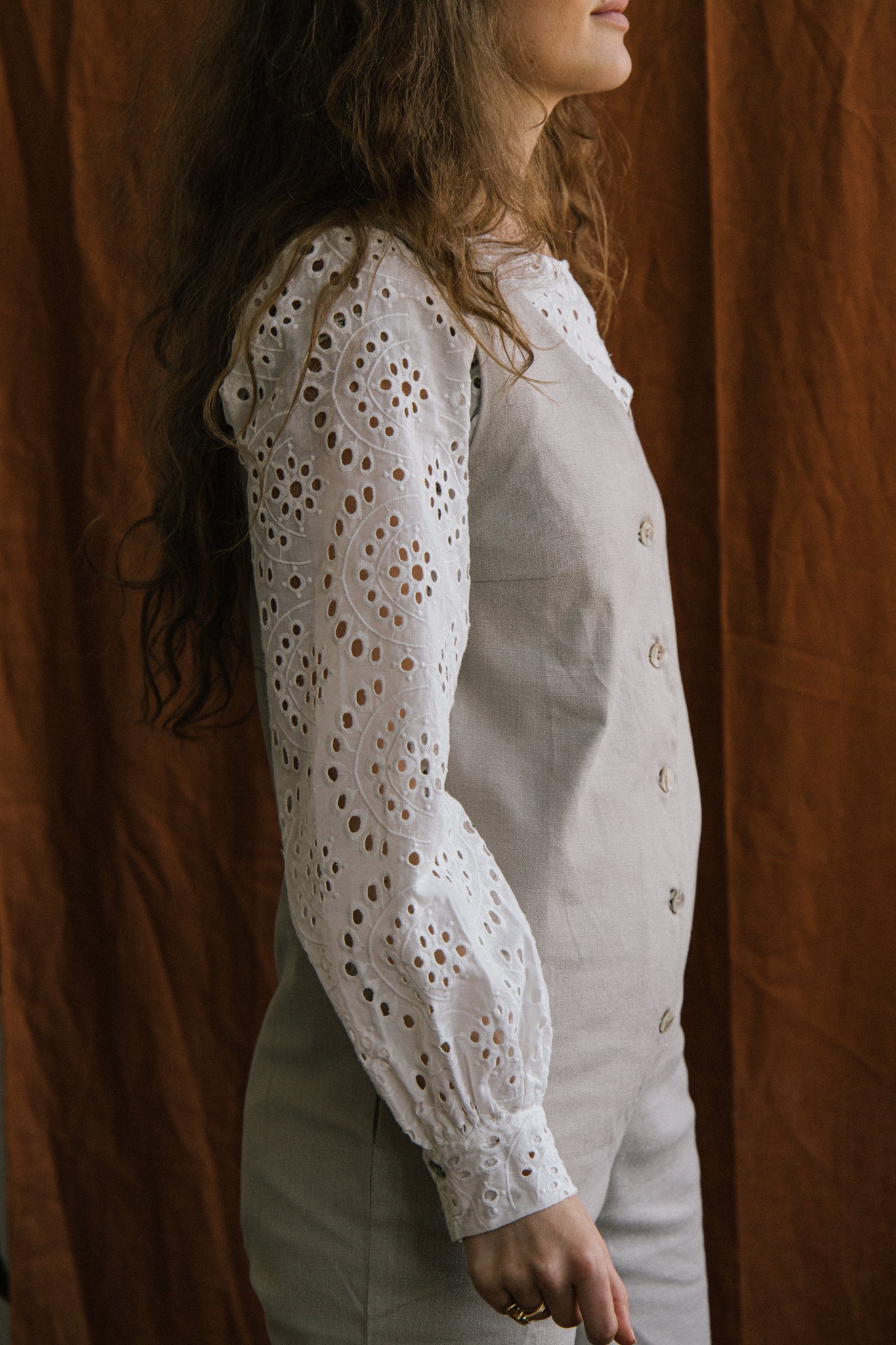 Frankie Blouse - Ecru