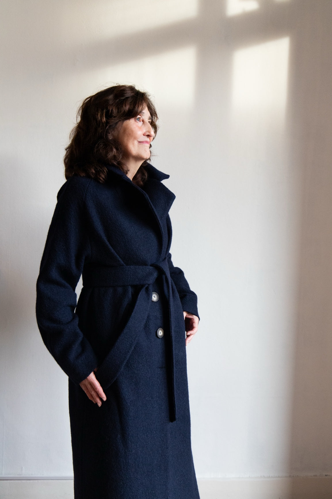 DEIA Wool Coat - Navy