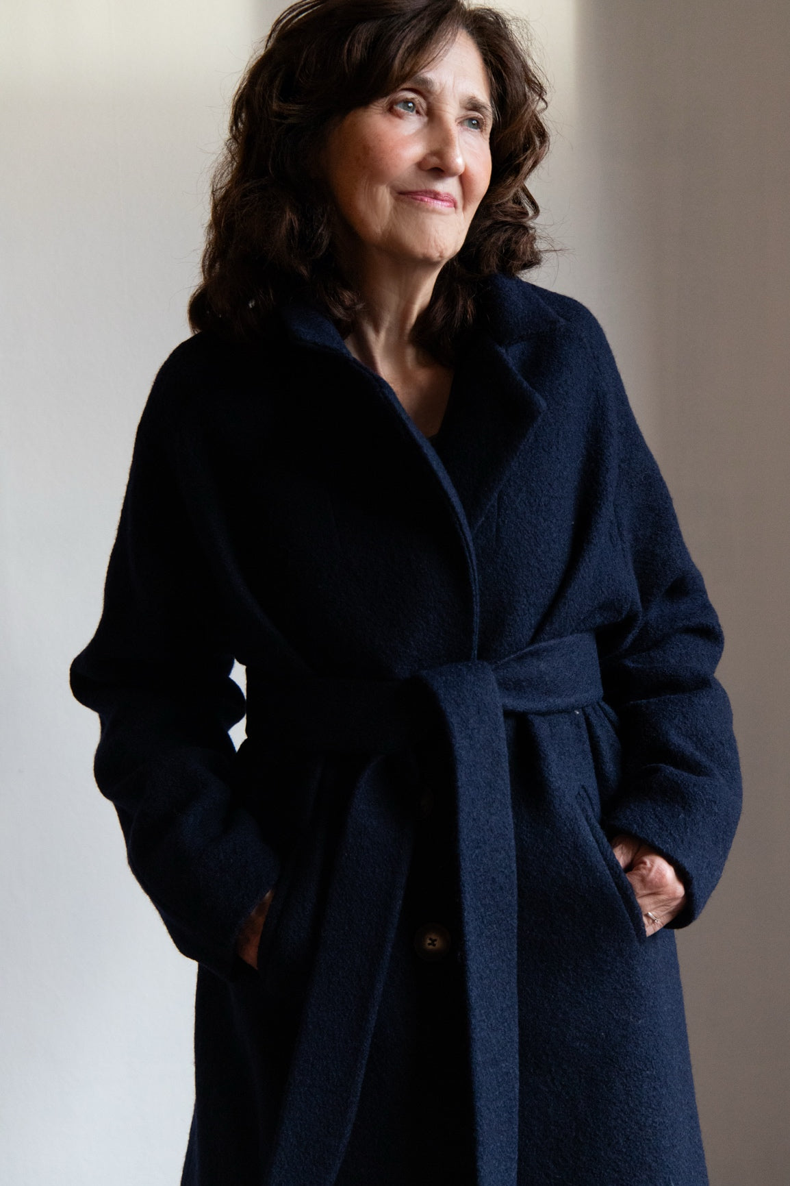 DEIA Wool Coat - Navy