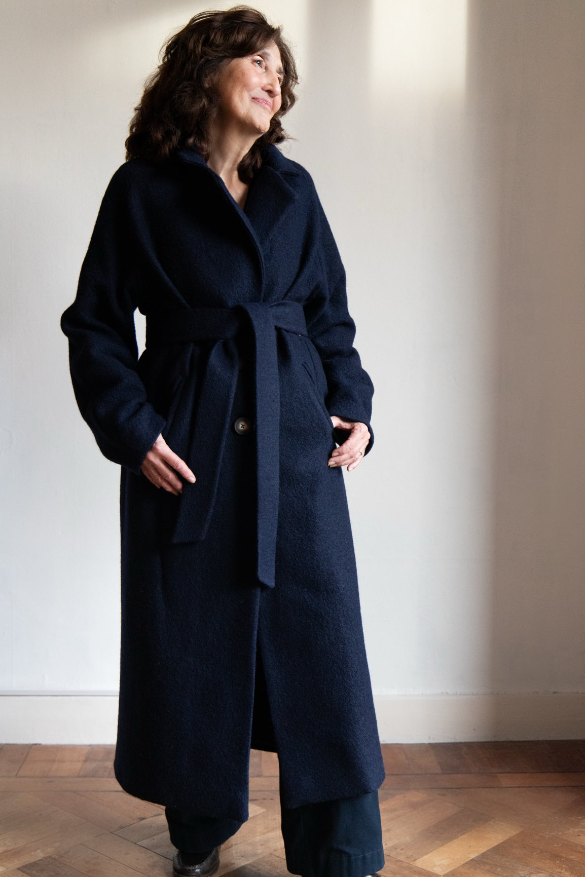 DEIA Wool Coat - Navy